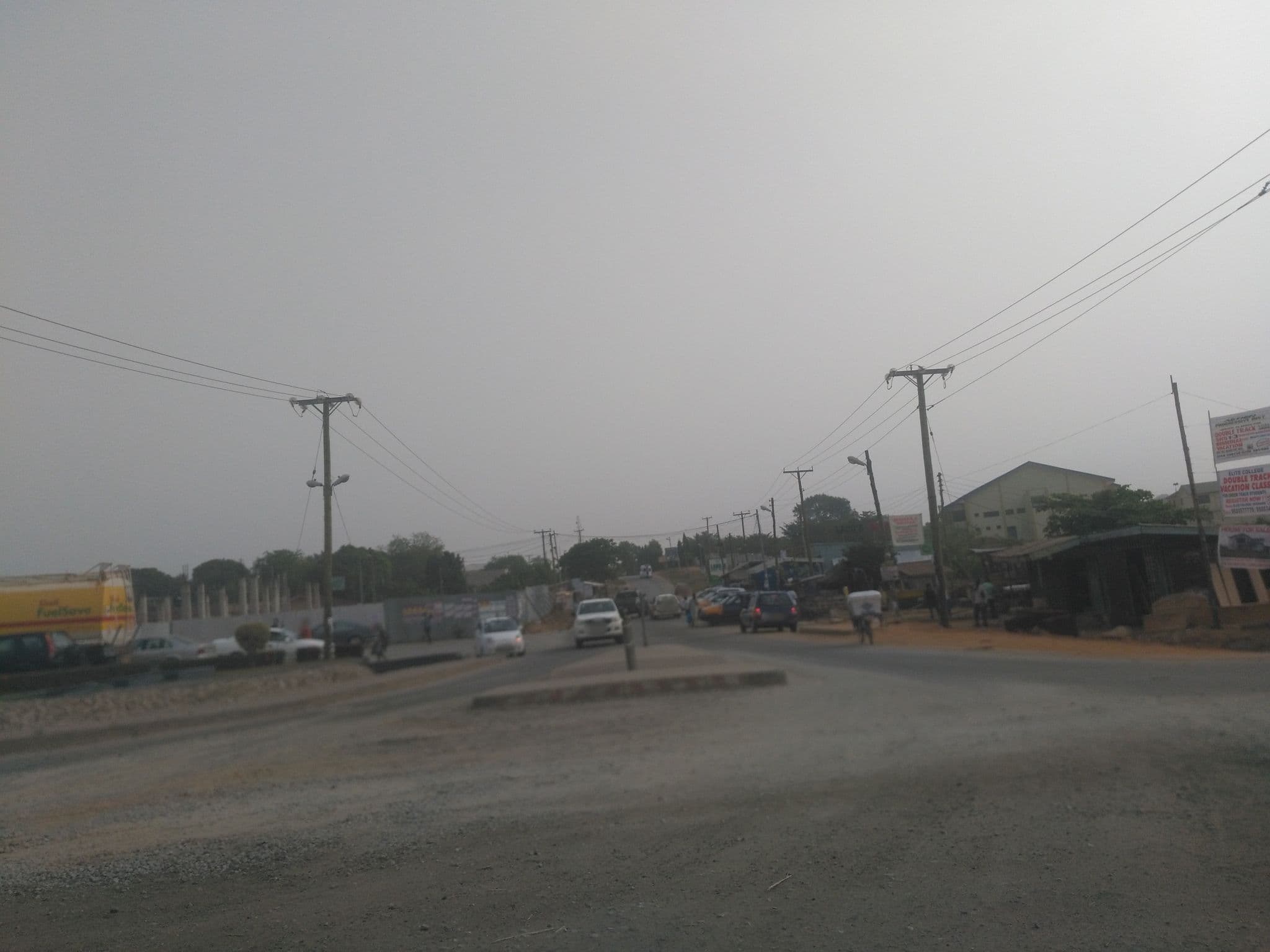 Street view near Crestal Rose Hostel, New Tafo — © ralebipim (CC BY-SA · Mapillary)