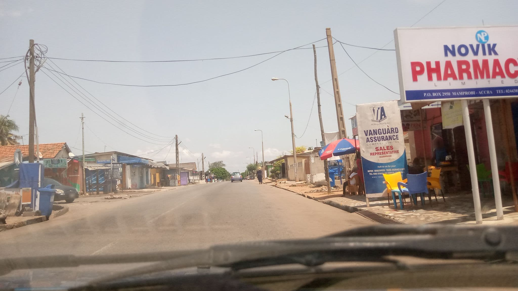 Street view near Greenland hotel,swedru, Accra — © awezgeo (CC BY-SA · Mapillary)