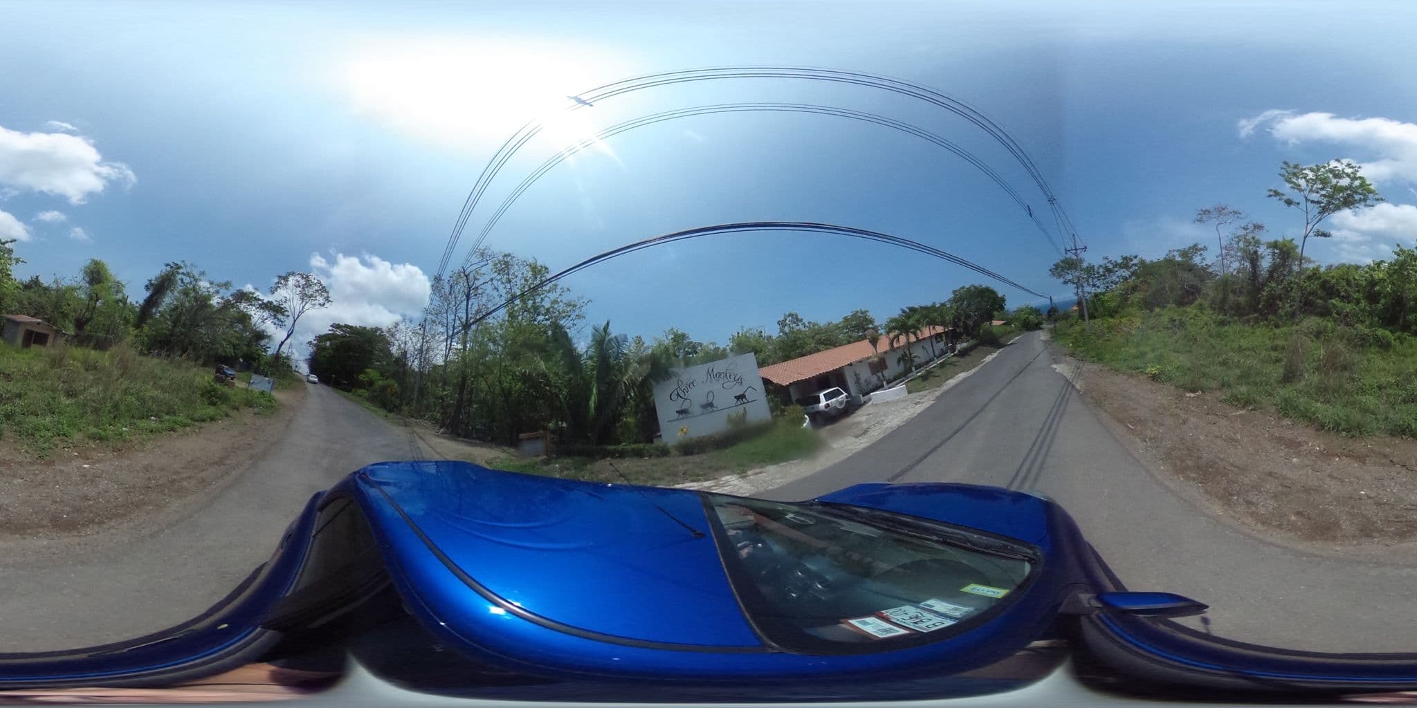 Street view near Three Monkeys Hotel, Paquera — © litlplastkastl (CC BY-SA · Mapillary)