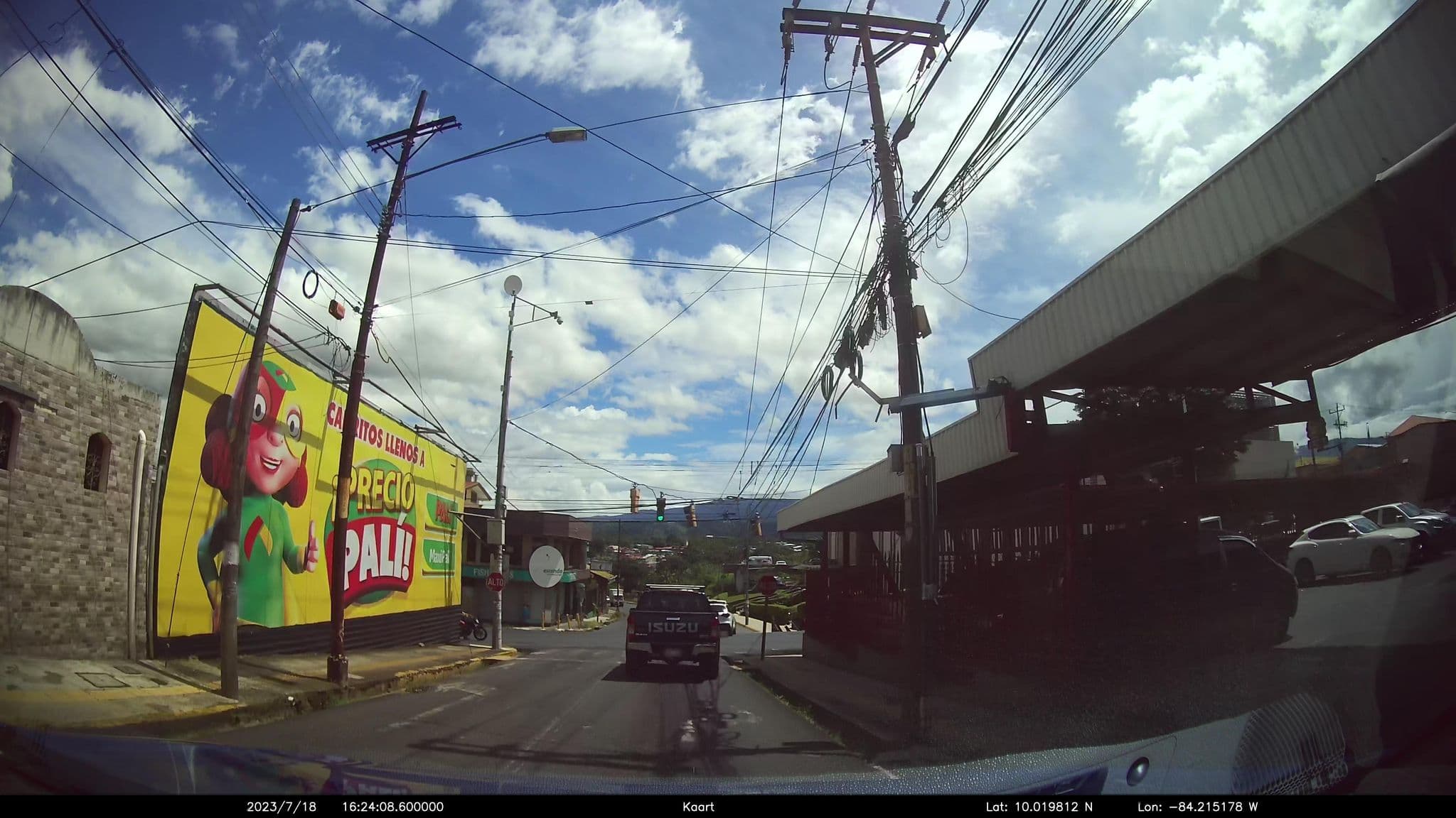 Street view near Hotel Pension Hospitality, Alajuela — © kaart5 (CC BY-SA · Mapillary)
