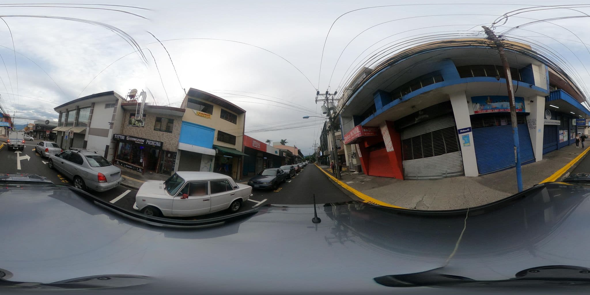 Street view near Hotel Heredia, Heredia — © kaart_3 (CC BY-SA · Mapillary)