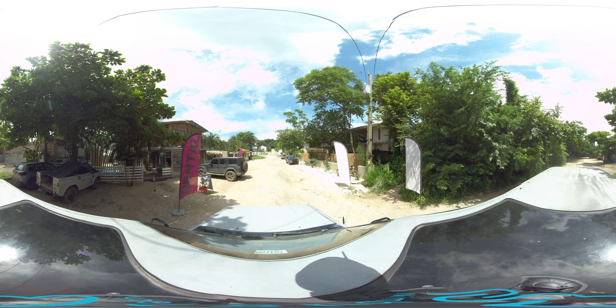 Street view near El Reinas by Sugar's Monkey, Tamarindo — © NimbusTech360 (CC BY-SA · Mapillary)