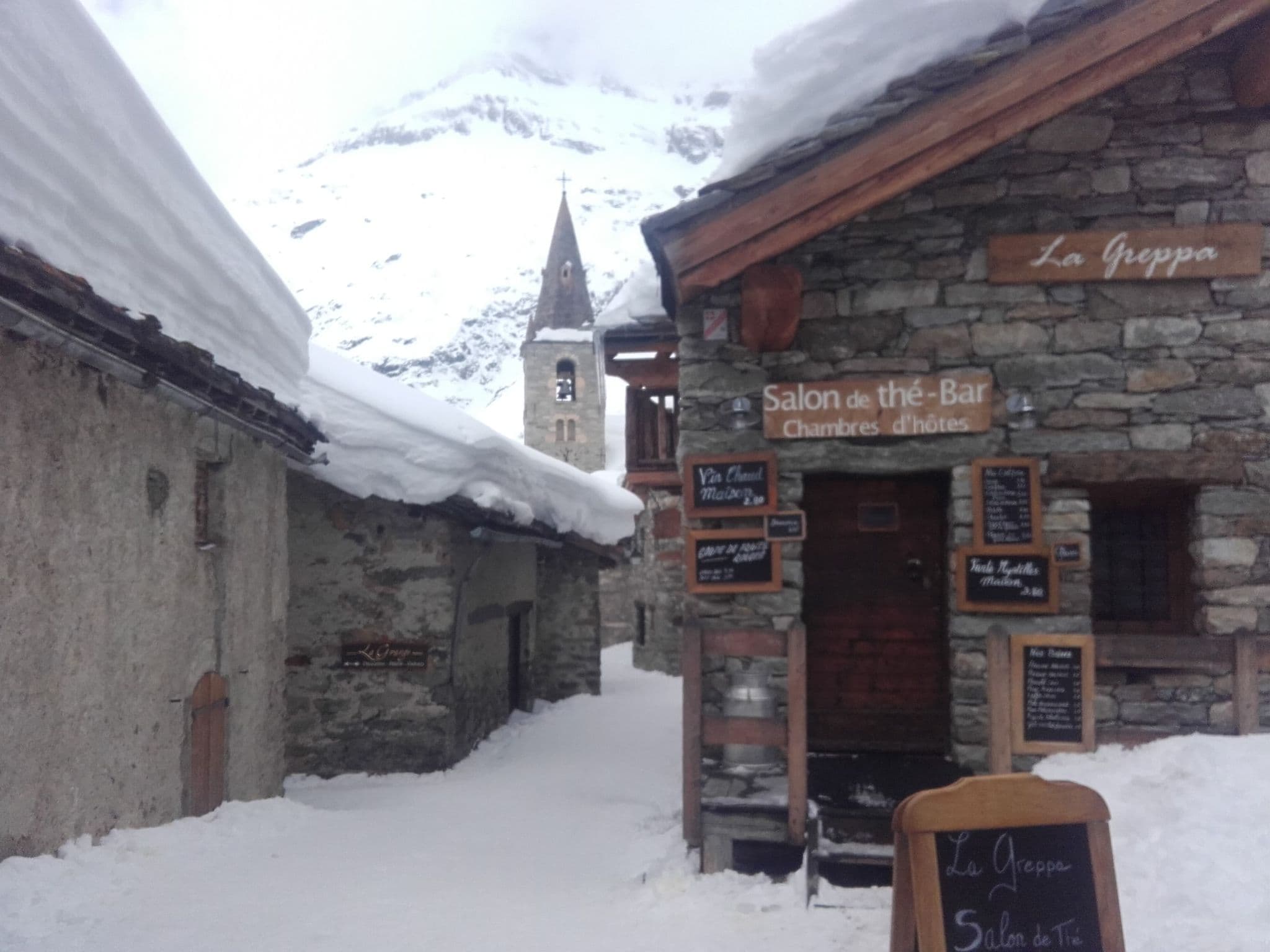 Street view near Chez Matine, Val-d'Isère