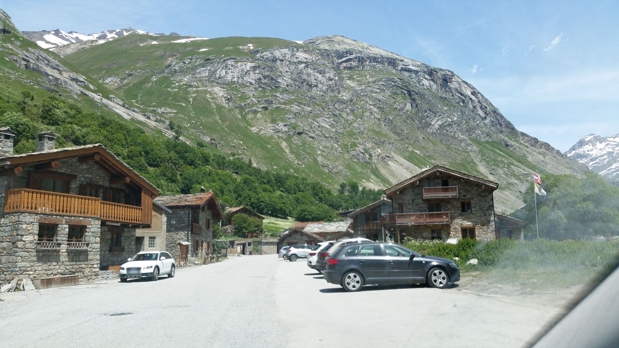 Street view near Chalet Bonnevie, Val-d'Isère
