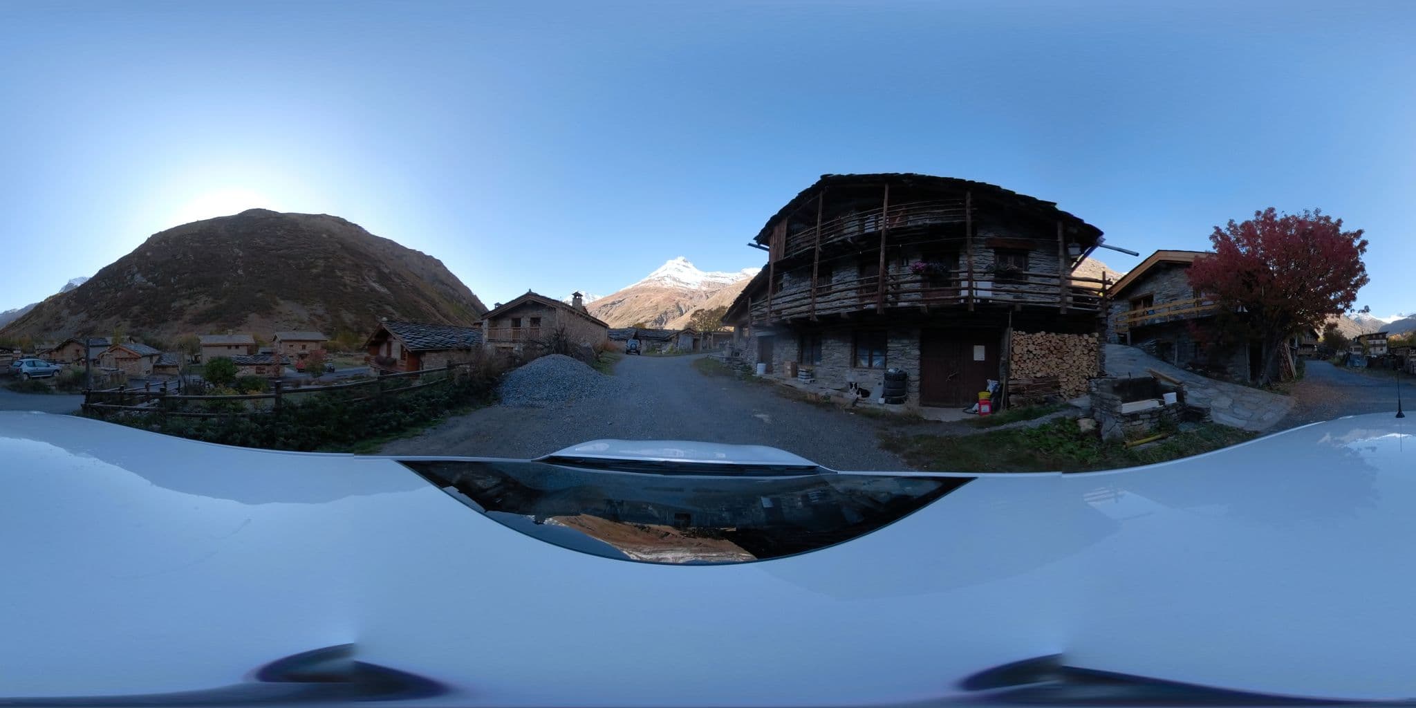 Street view near La Grand-Fèche, Val-d'Isère