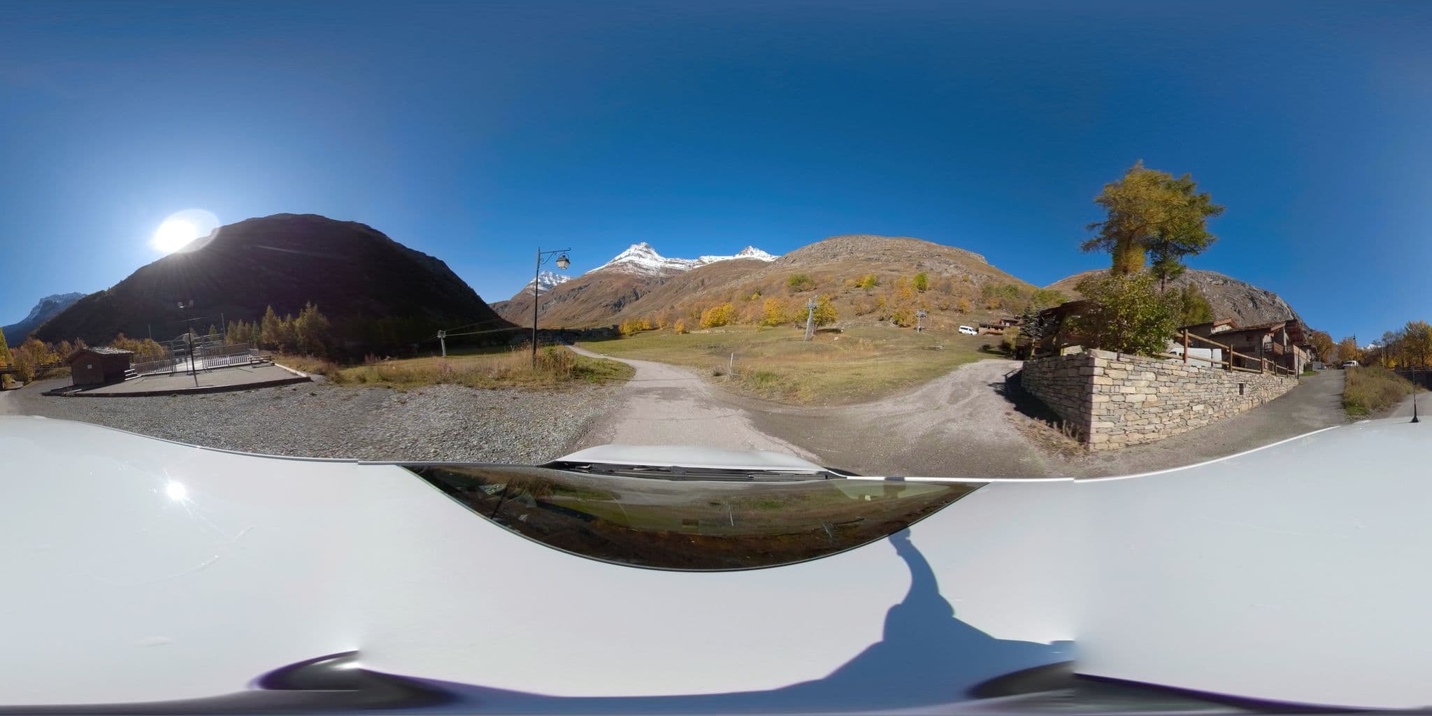 Street view near Les Mélèzes, Val-d'Isère