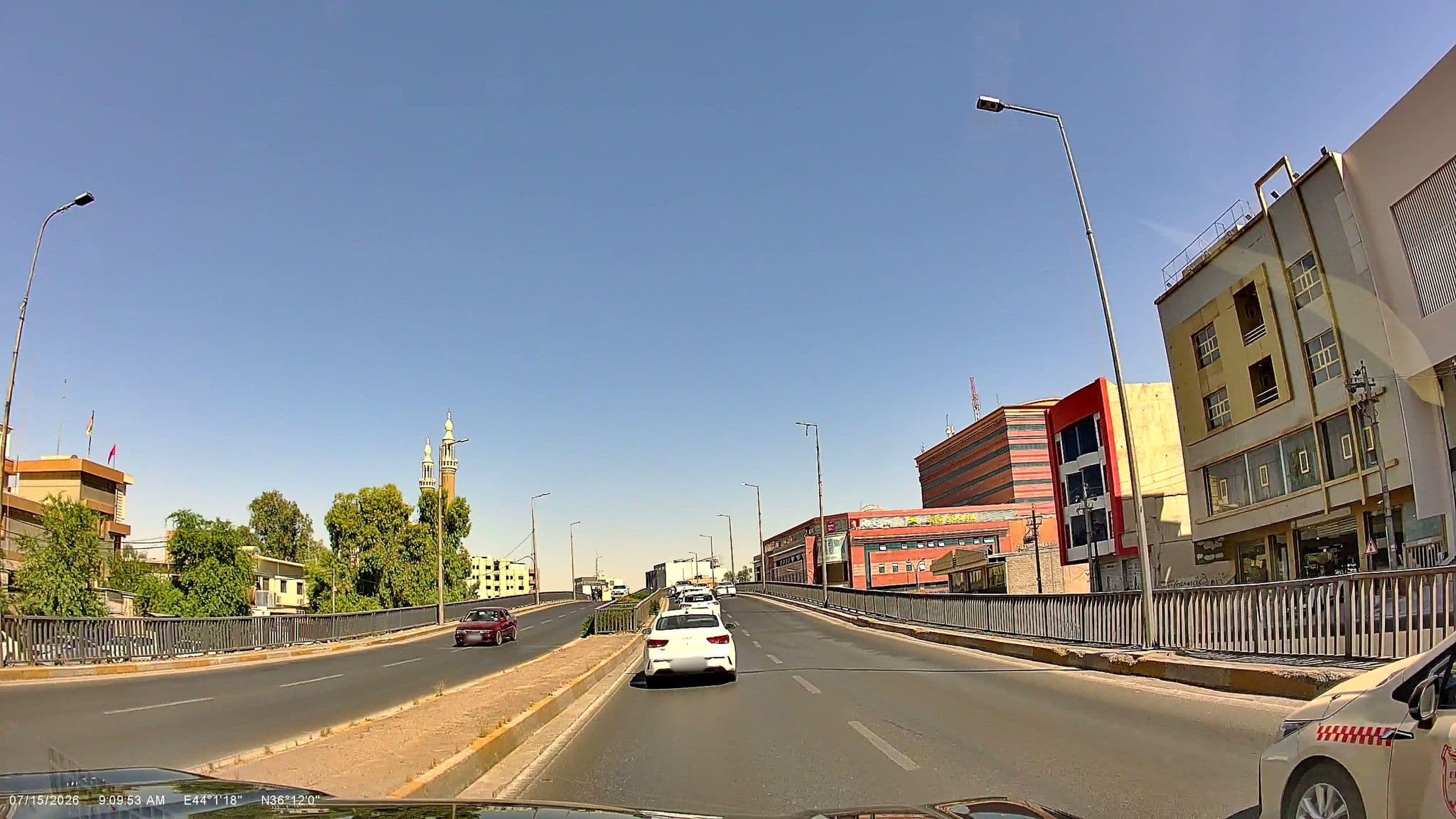 Street view near Bejan Hotel, Erbil — © rawaz85 (CC BY-SA · Mapillary)
