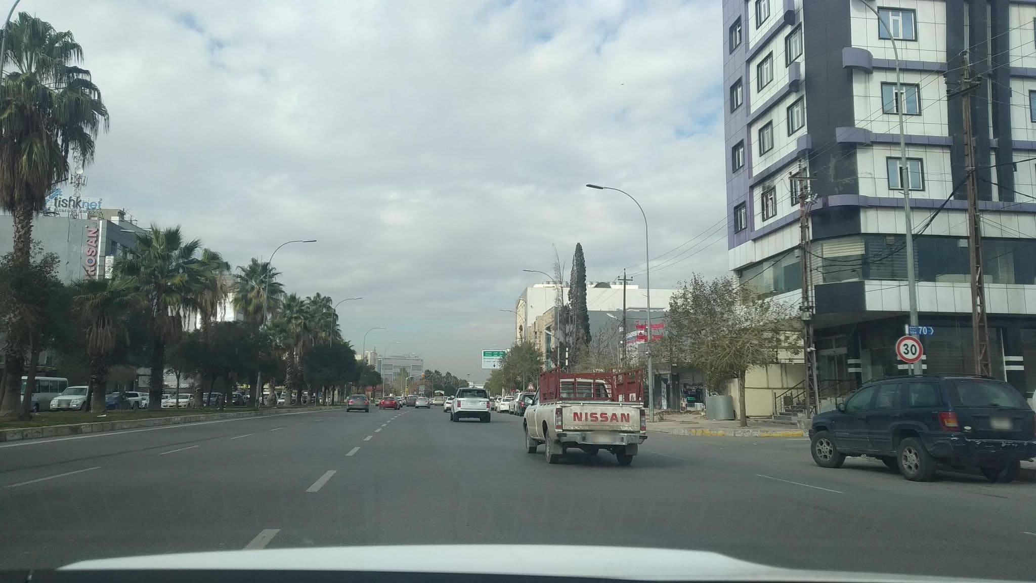 Street view near SHADYAR HOTEL, Erbil — © muhammadismael (CC BY-SA · Mapillary)