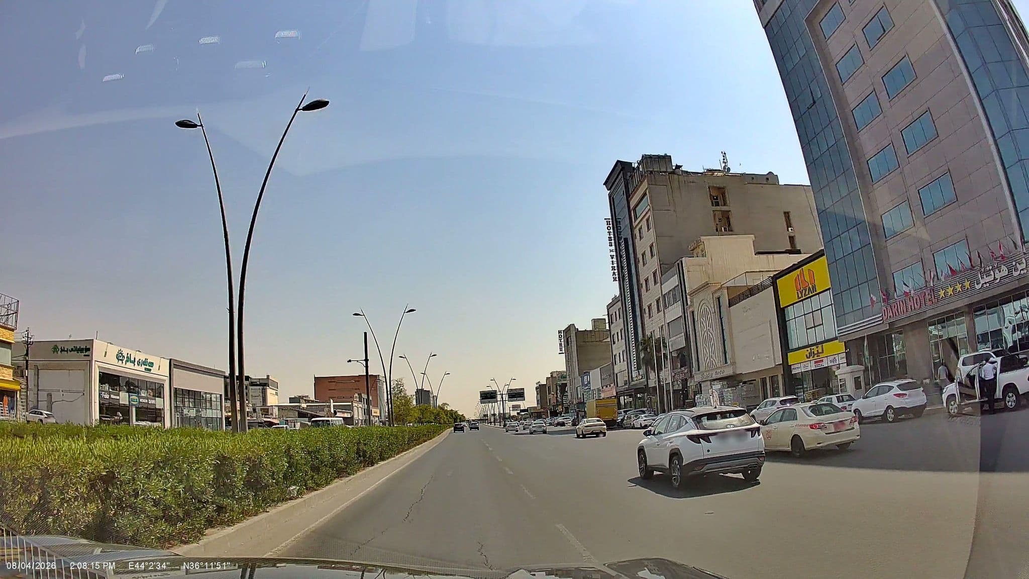 Street view near Yiwu Hotel, Erbil — © rawaz85 (CC BY-SA · Mapillary)