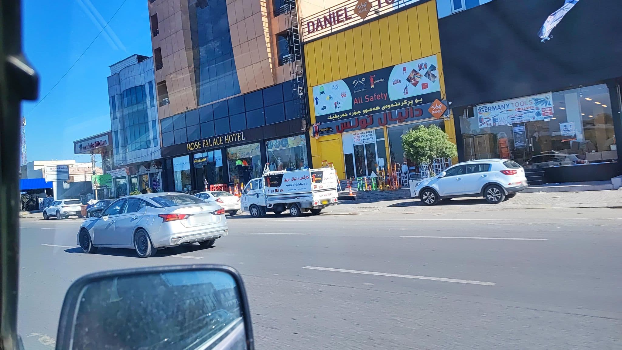 Street view near Varin Motel, Erbil — © muhammadismael (CC BY-SA · Mapillary)