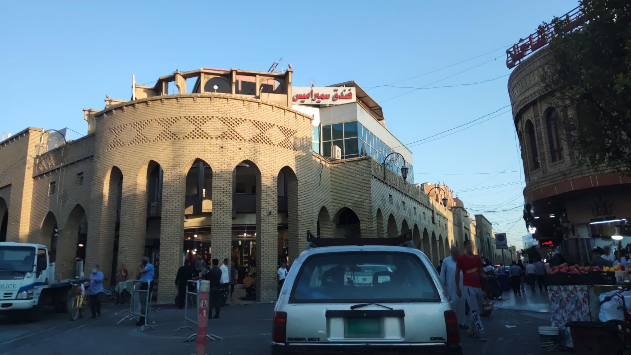 Street view near hotel & motel Layali Baghdad 3, Erbil — © muhammadismael (CC BY-SA · Mapillary)