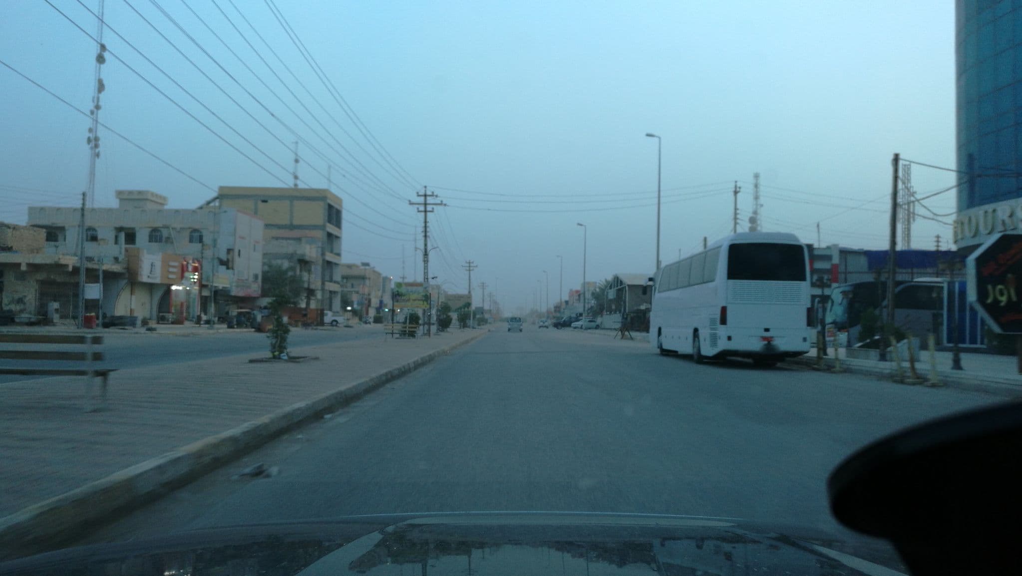 Street view near فندق ومطاعم سومريون, Nasiriyah — © chenabeel (CC BY-SA · Mapillary)