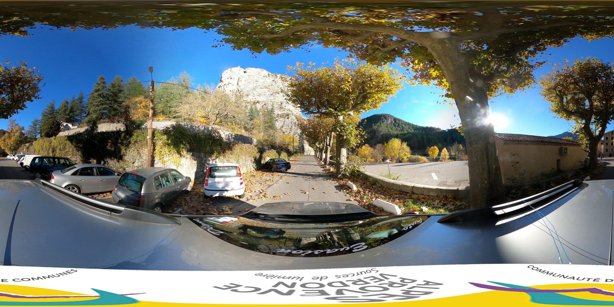 Street view near Aire camping-cars La Boudousque - Castellane, Annot — © ccapv_germain (CC BY-SA · Mapillary)
