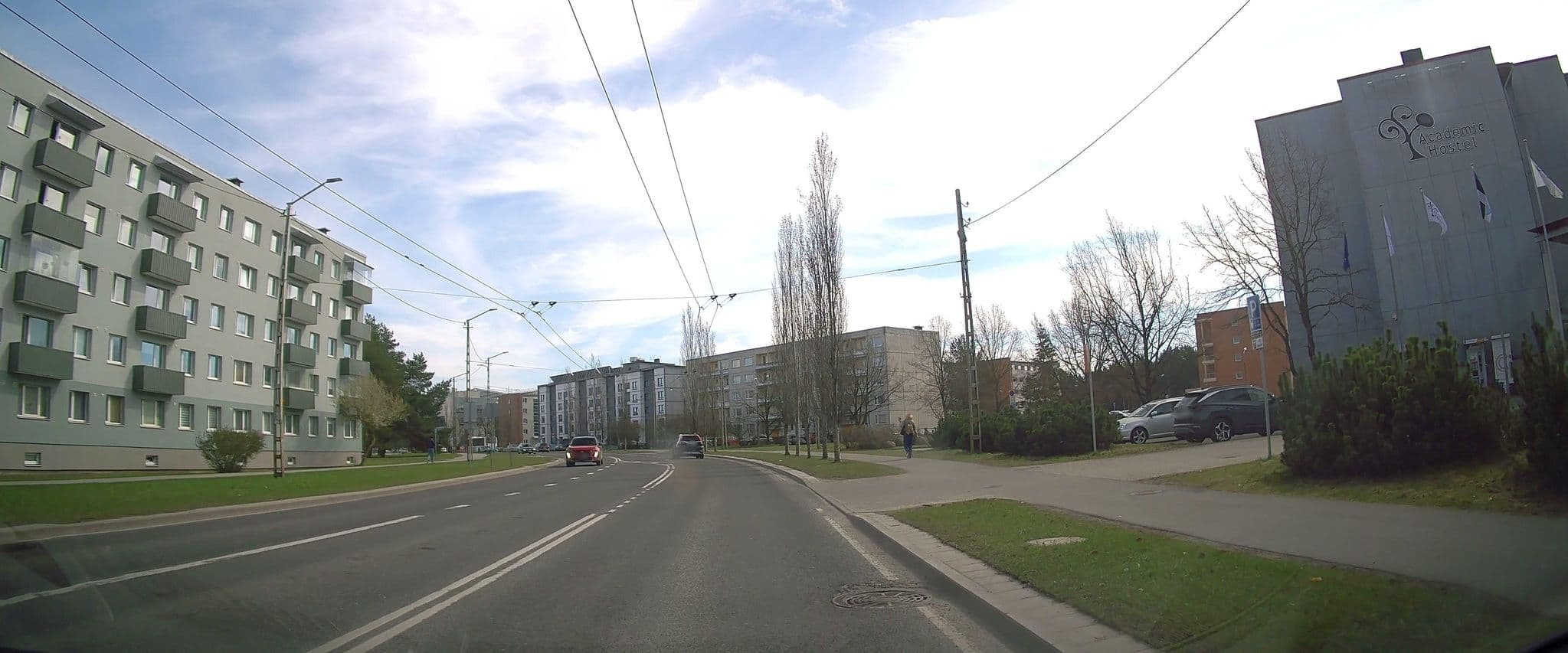 Street view near TTÜ Academic Hostel, Mustamäe — © ESTmapper1001 (CC BY-SA · Mapillary)