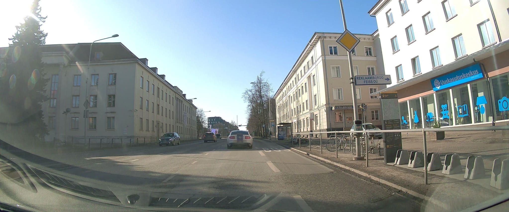 Street view near City Inn Apartments, Tartu — © ESTmapper1001 (CC BY-SA · Mapillary)