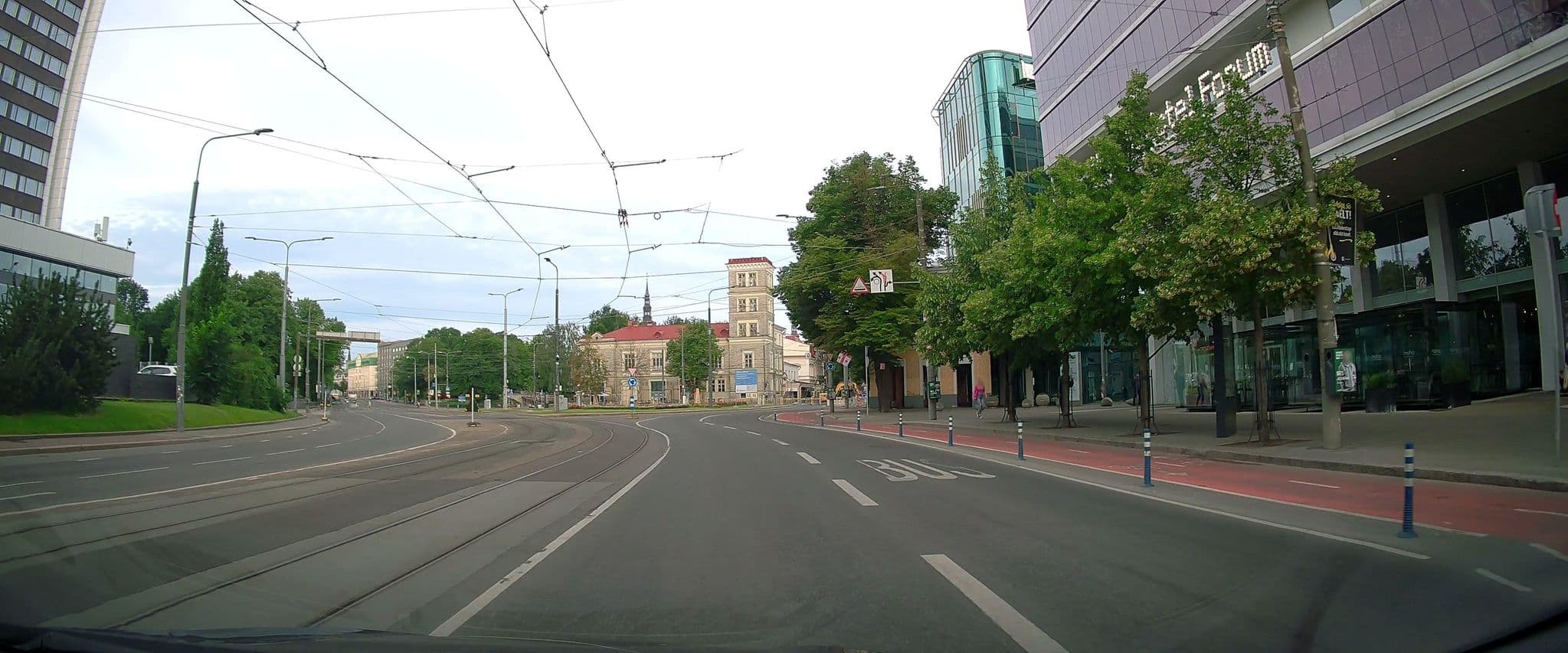 Street view near Nordic Hotel Forum Conference Center, Tallinn — © ESTmapper1001 (CC BY-SA · Mapillary)