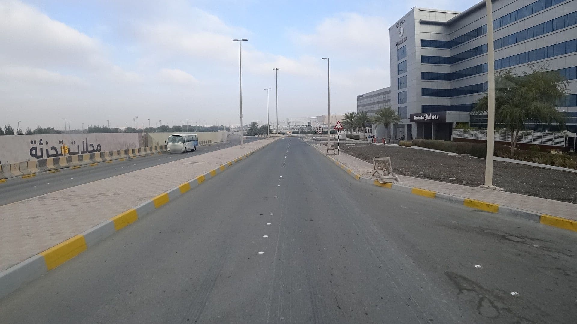 Street view near Rooftop Pool Premier Inn, Masdar City — © vbombaerts (CC BY-SA · Mapillary)
