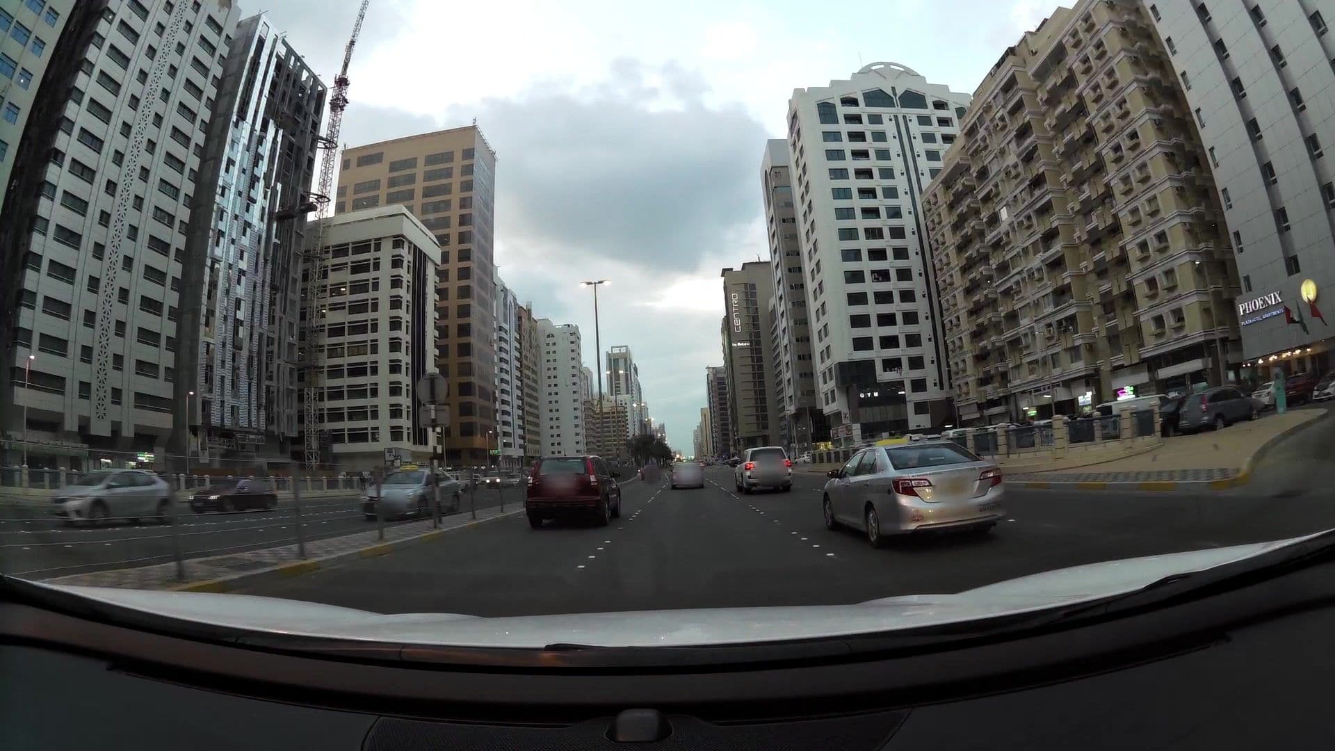 Street view near Phoenix Hotel, Abu Dhabi — © kaartcam (CC BY-SA · Mapillary)