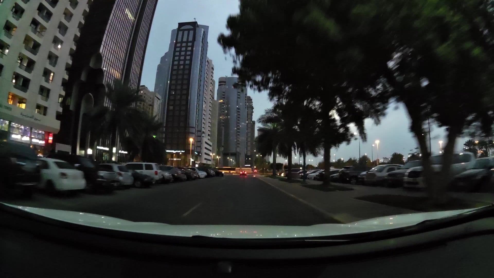 Street view near Corniche Hotel Apartments, Abu Dhabi — © kaartcam (CC BY-SA · Mapillary)