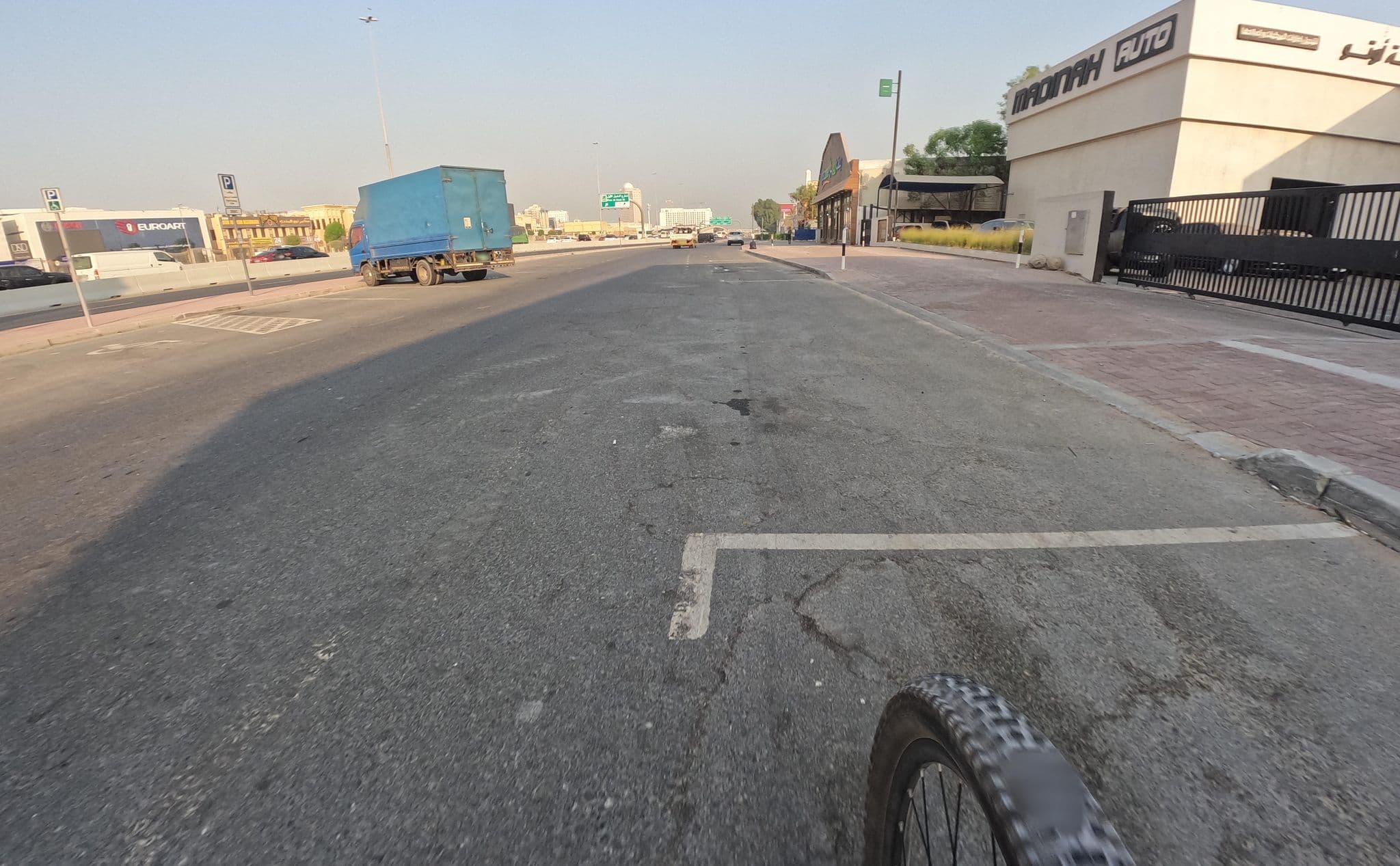 Street view near Granduer Hotel, Umm Al Sheif — © countzero5 (CC BY-SA · Mapillary)