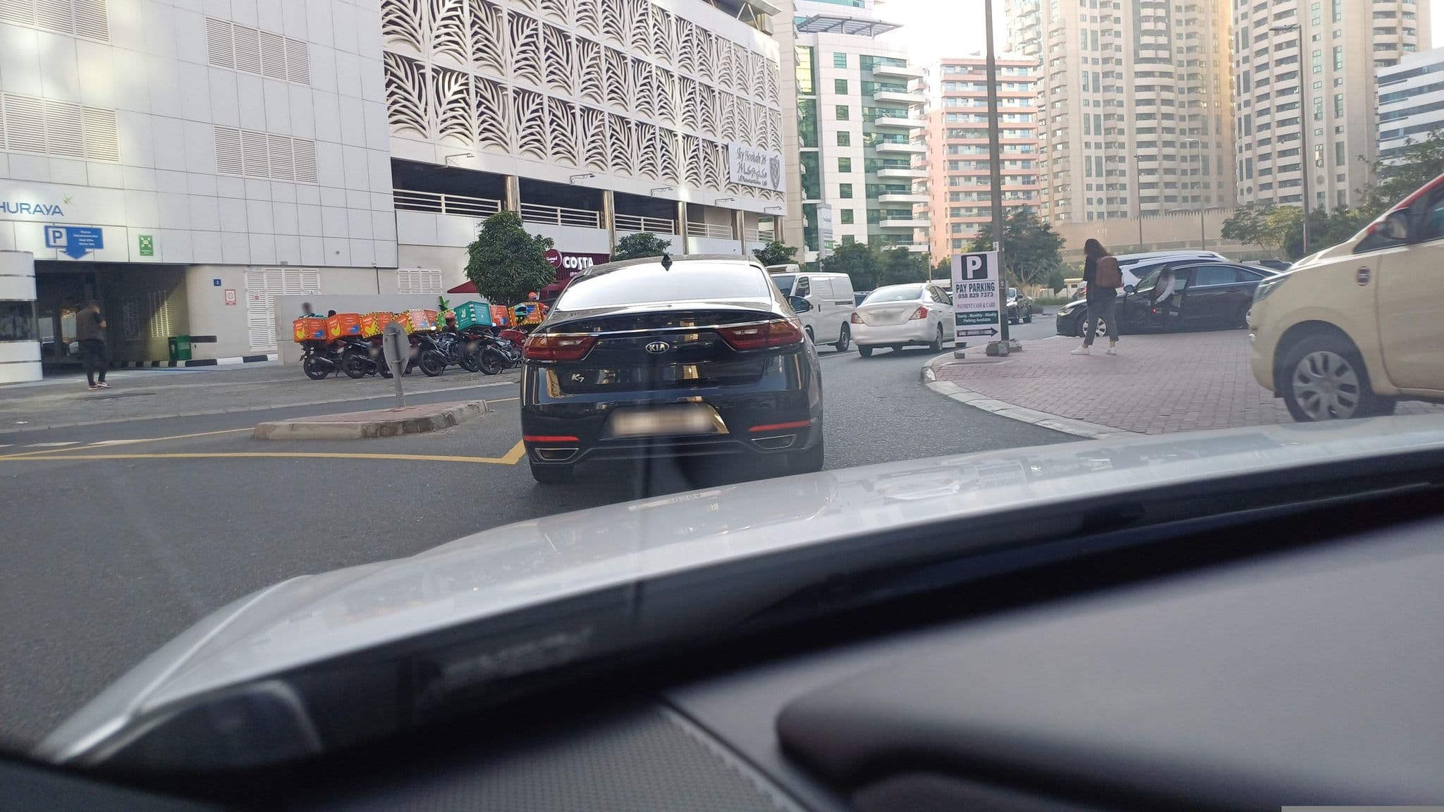 Street view near Byblos Hotel, Knowledge Village — © saim786 (CC BY-SA · Mapillary)