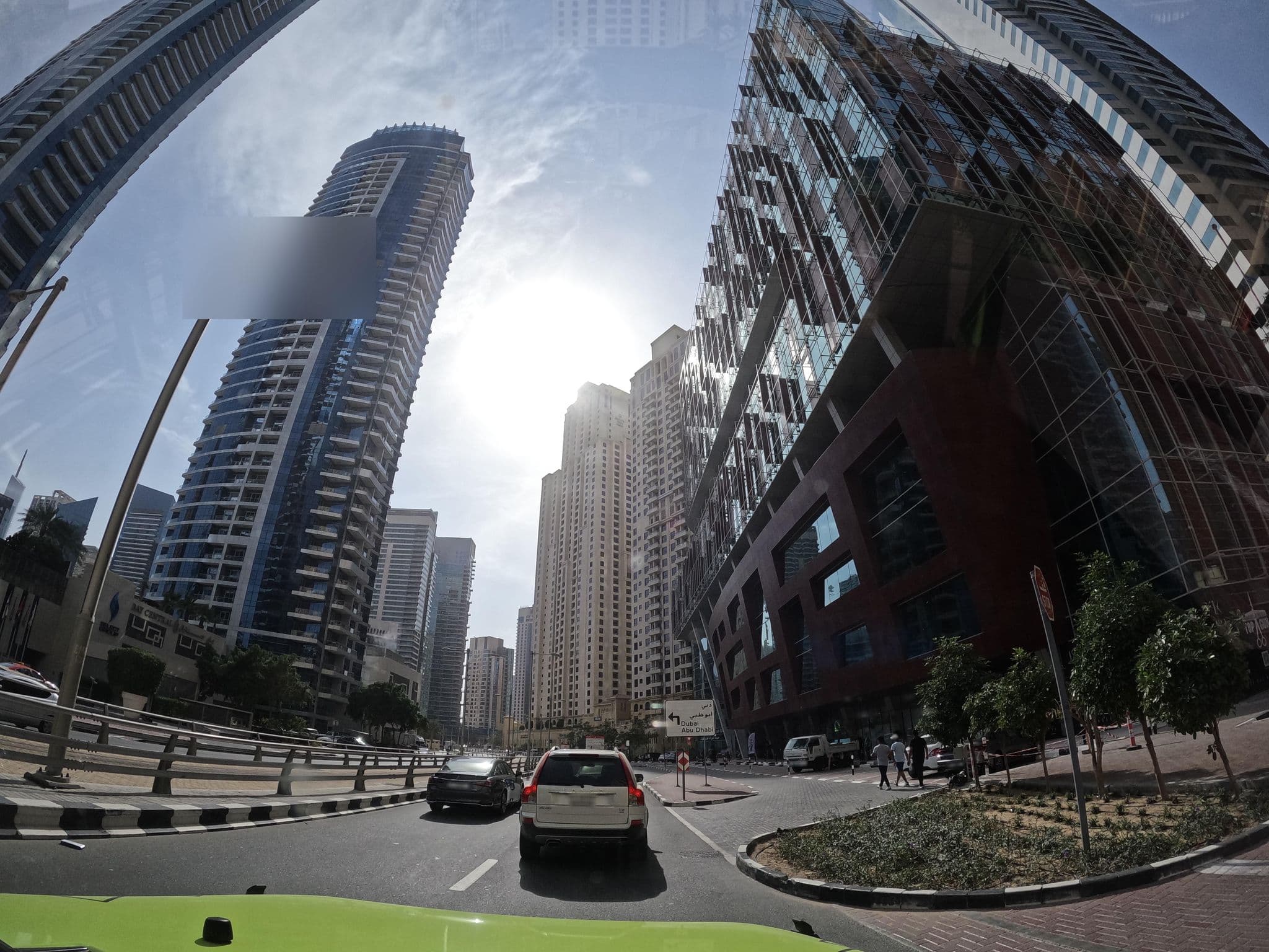 Street view near Suha Hotel & Apartments - Pool, Dubai Marina — © countzero5 (CC BY-SA · Mapillary)