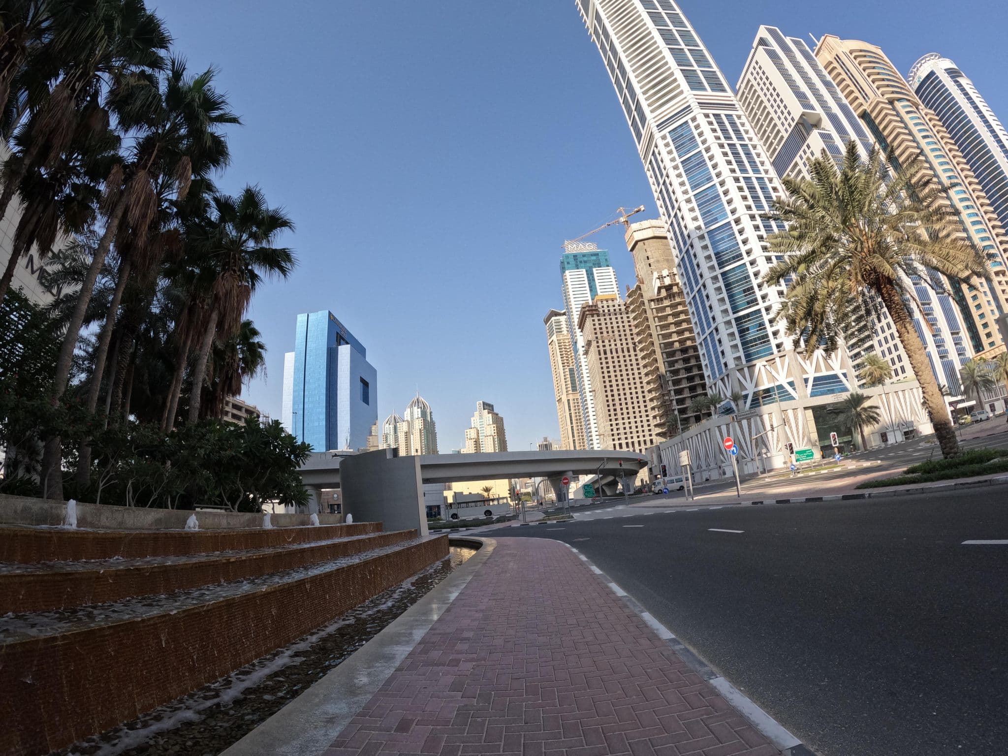 Street view near Al Diyaffa Hotel Apartment, Dubai Marina — © countzero5 (CC BY-SA · Mapillary)