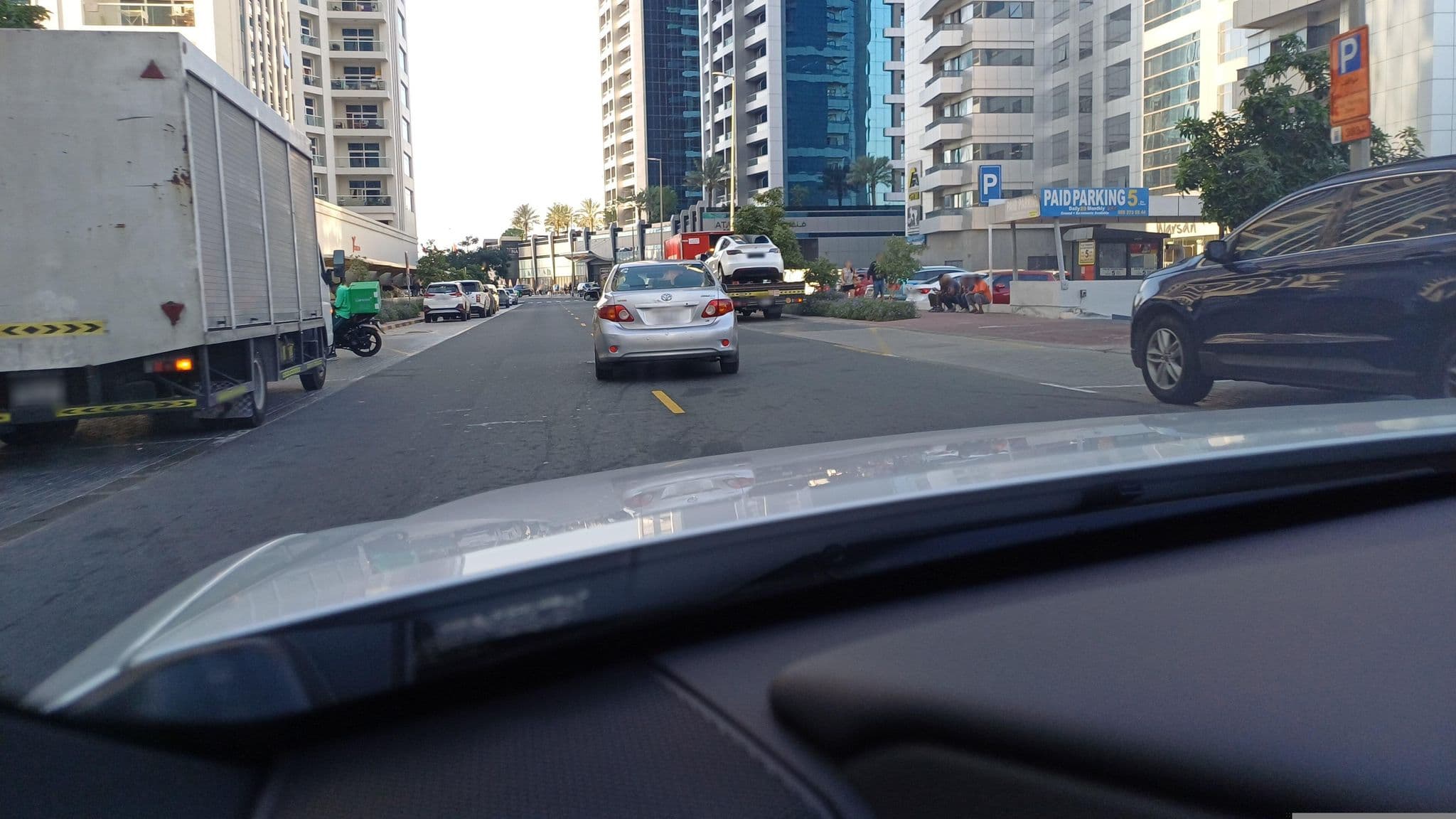 Street view near Adam Tower, Knowledge Village — © saim786 (CC BY-SA · Mapillary)