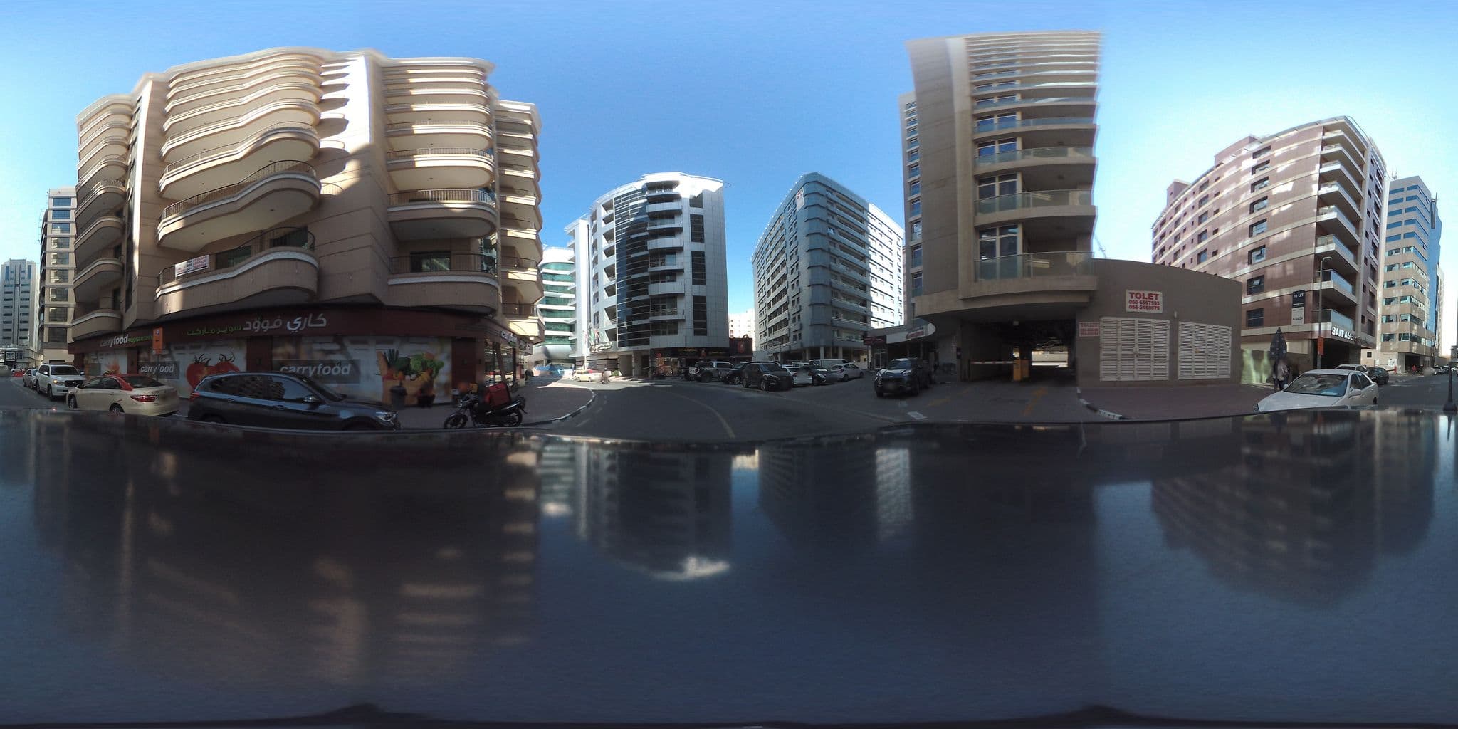 Street view near room 404, Al Sufouh — © wassaf (CC BY-SA · Mapillary)