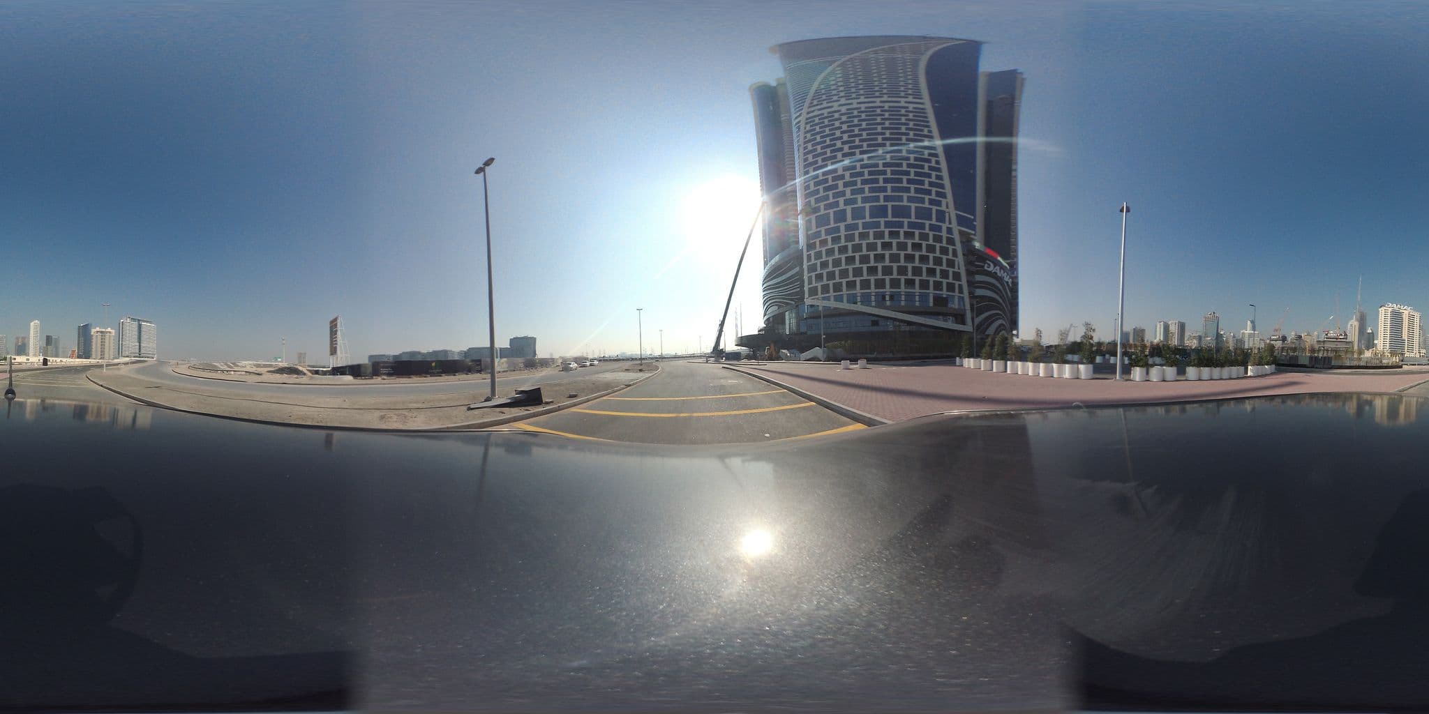 Street view near Paramount Hotel Dubai, Downtown Dubai — © wassaf (CC BY-SA · Mapillary)