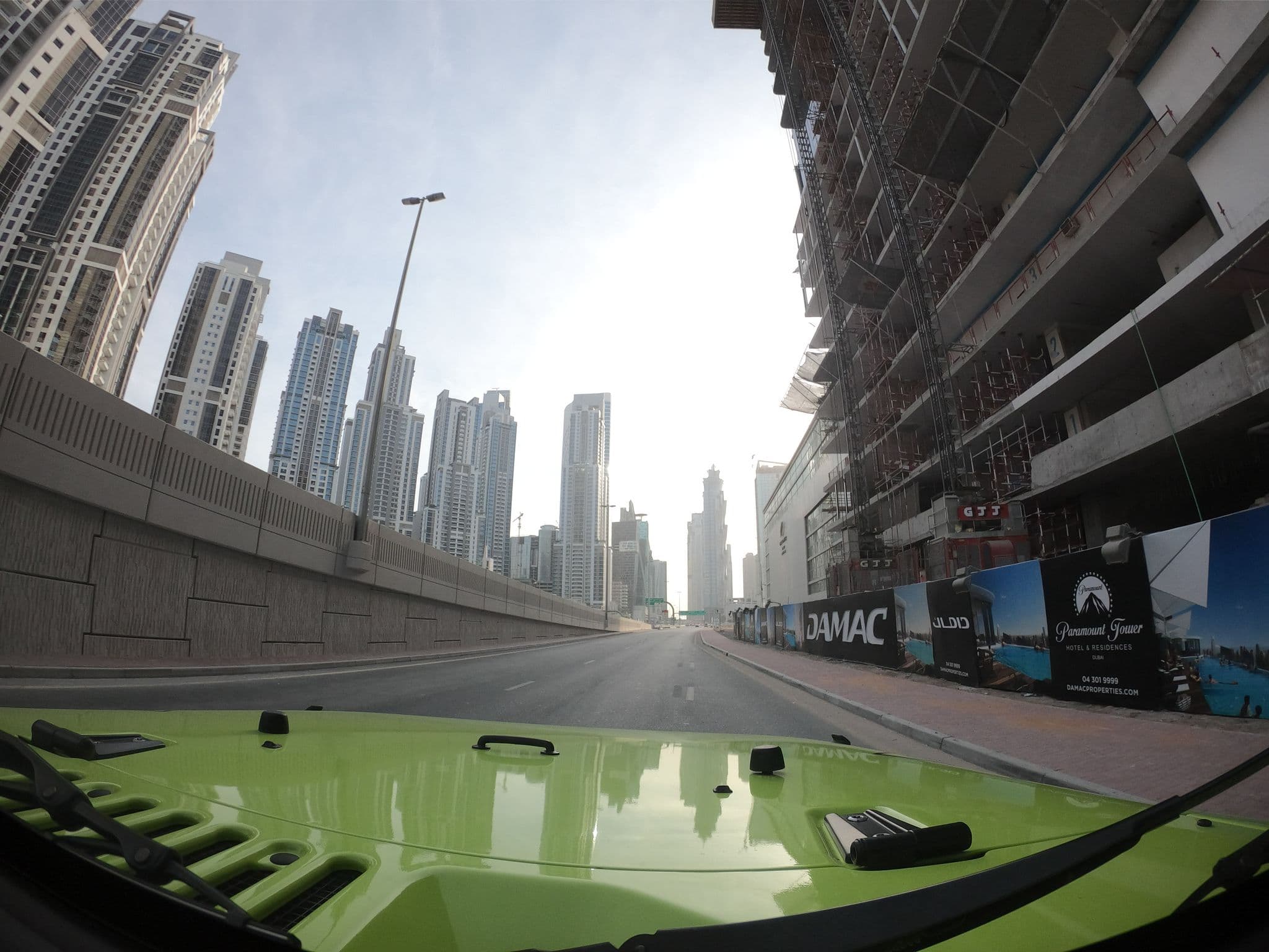 Street view near Paramount Hotel Midtown, Business Bay — © countzero5 (CC BY-SA · Mapillary)