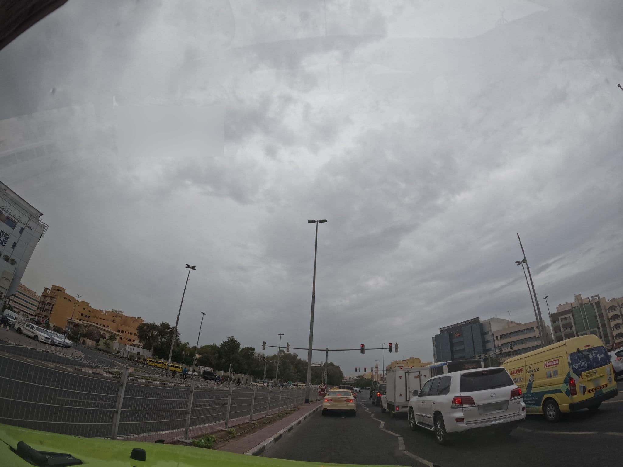 Street view near Golden Tulip Aeroplane Hotel, Al Muteena — © countzero5 (CC BY-SA · Mapillary)
