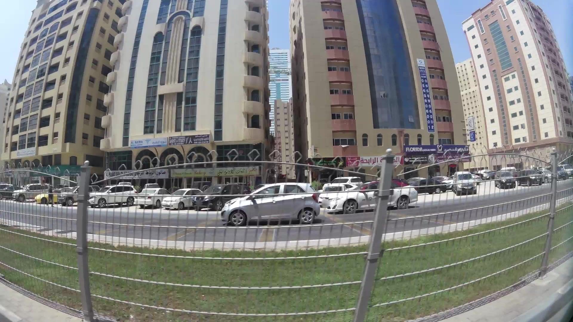 Street view near Alcadia  Hotel Apartments Sharjah, Al Majaz — © kaartcam (CC BY-SA · Mapillary)