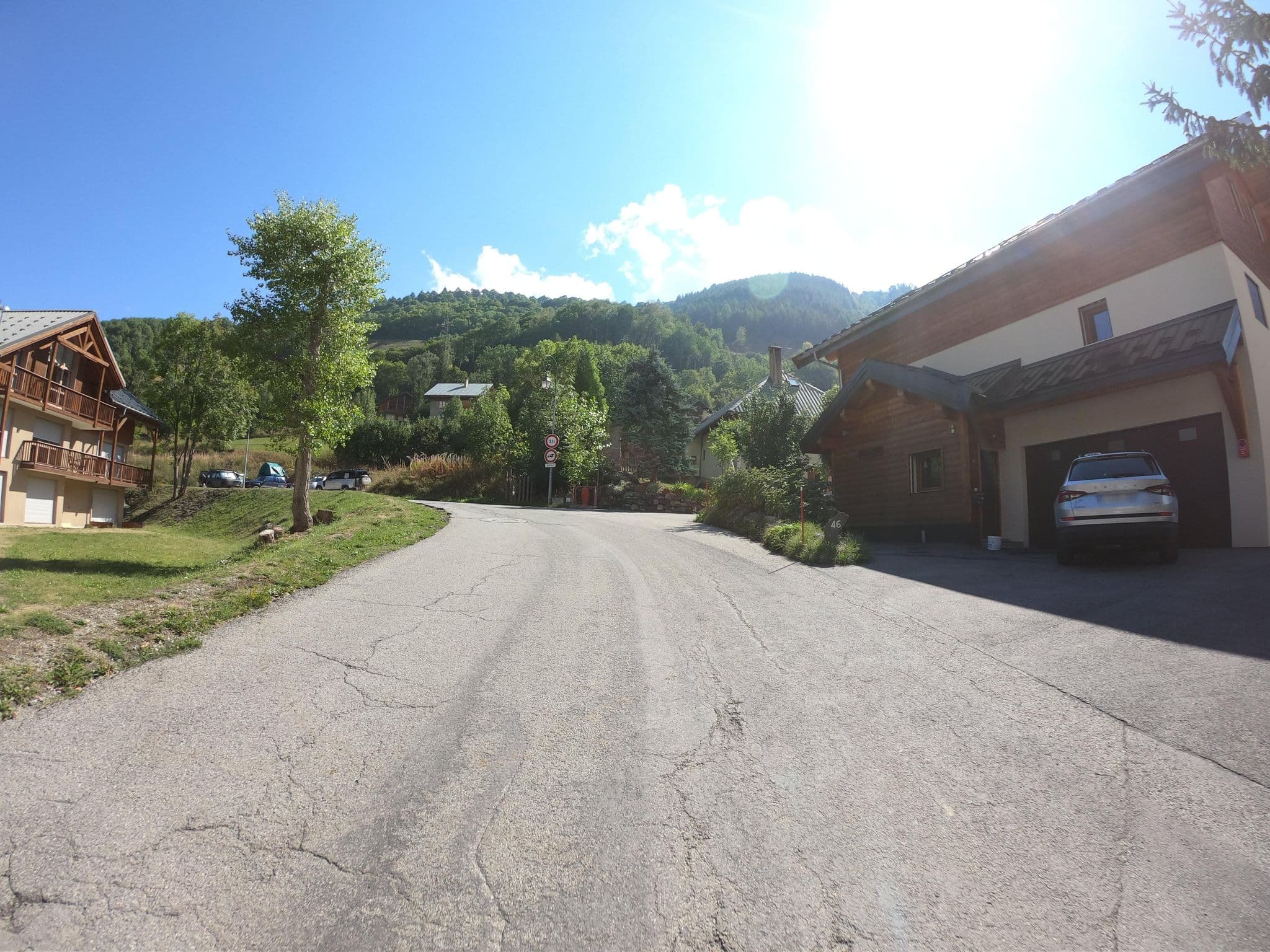 Street view near La Clarée, Valloire