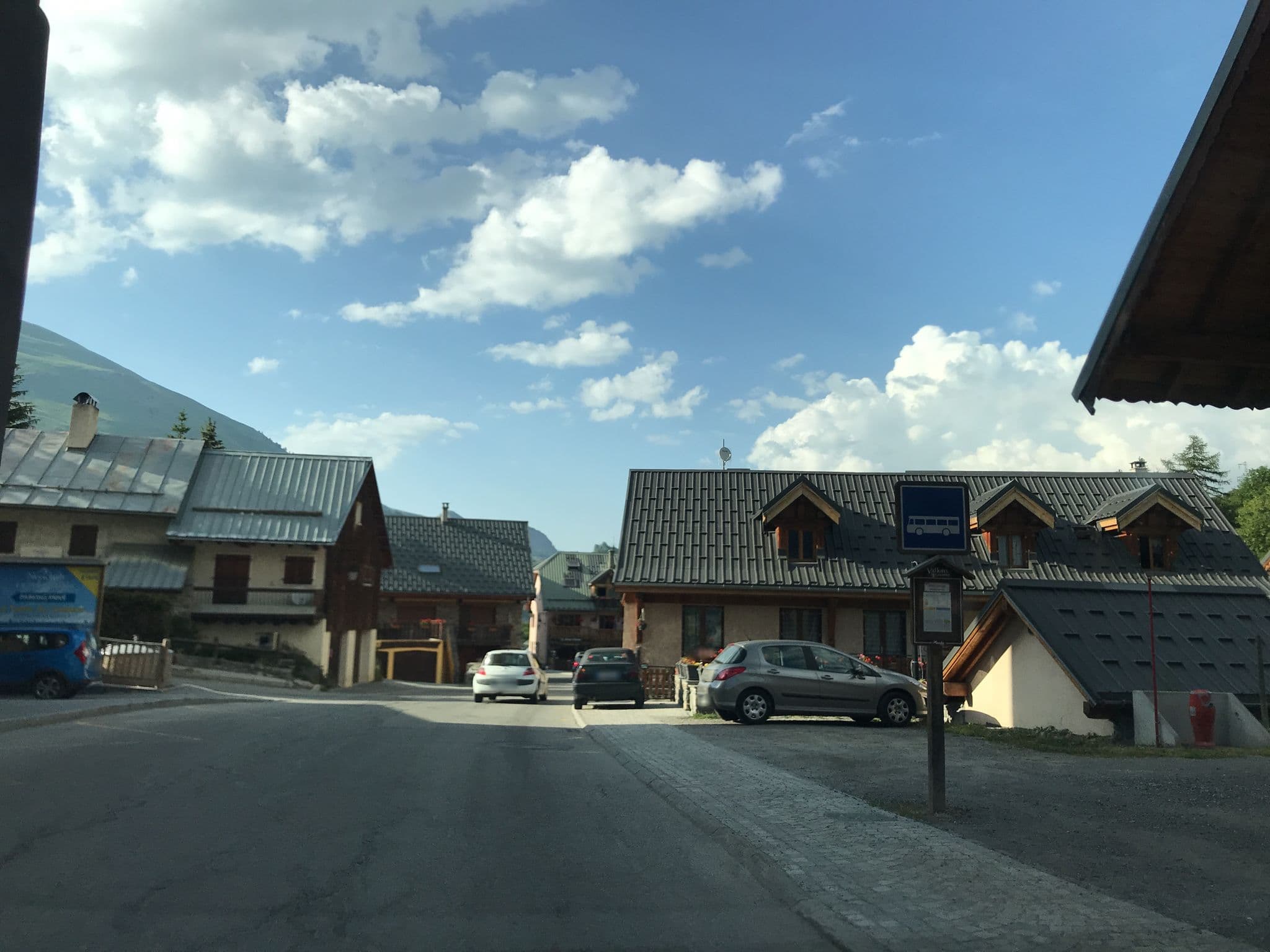 Street view near La Pulka Galibier, Valloire