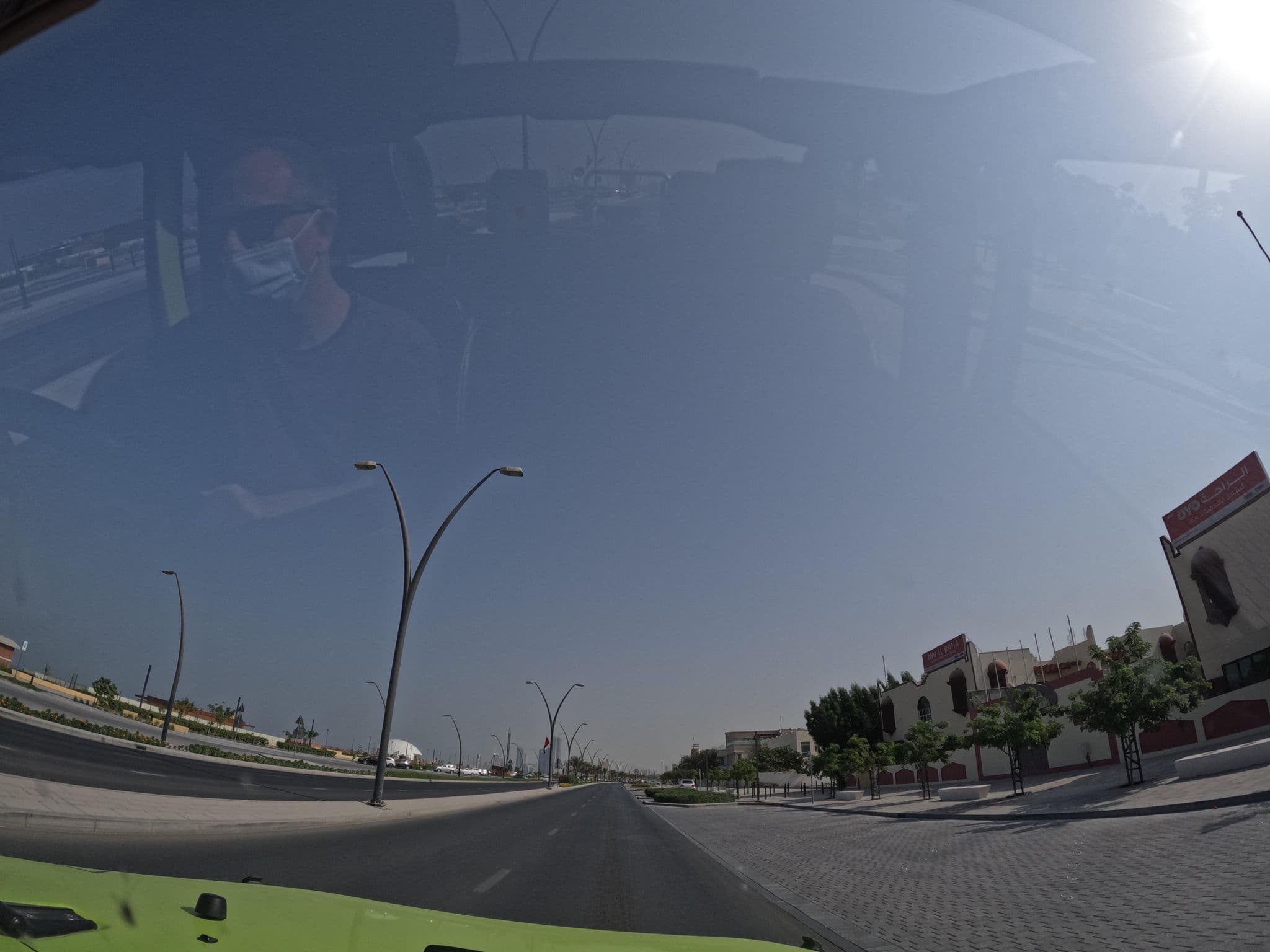 Street view near Shatee Al Raha Hotel Apartments, Ar Rumaylah — © countzero5 (CC BY-SA · Mapillary)