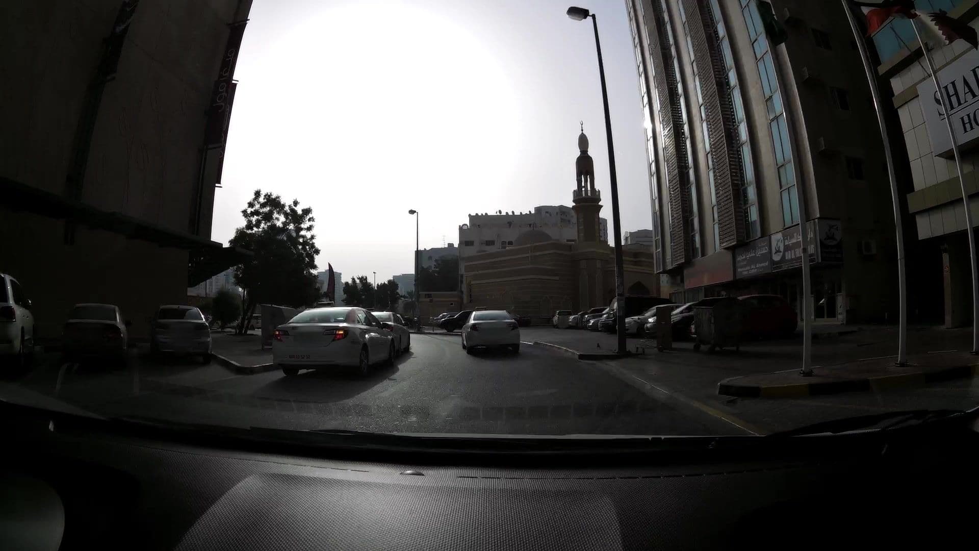 Street view near Tulip Inn Hotel, Sharjah — © kaartcam (CC BY-SA · Mapillary)