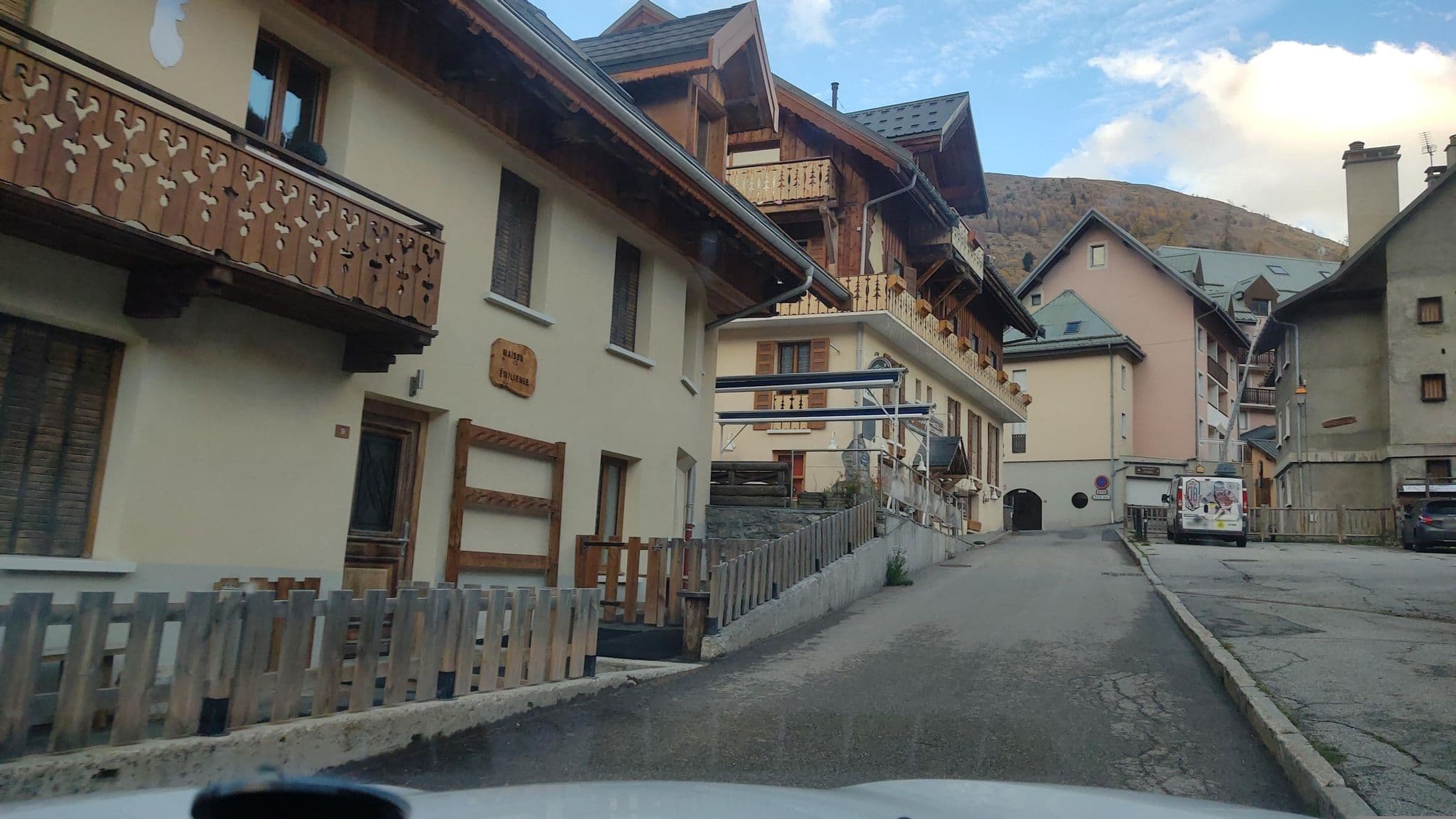 Street view near Maison Lucine, Valloire