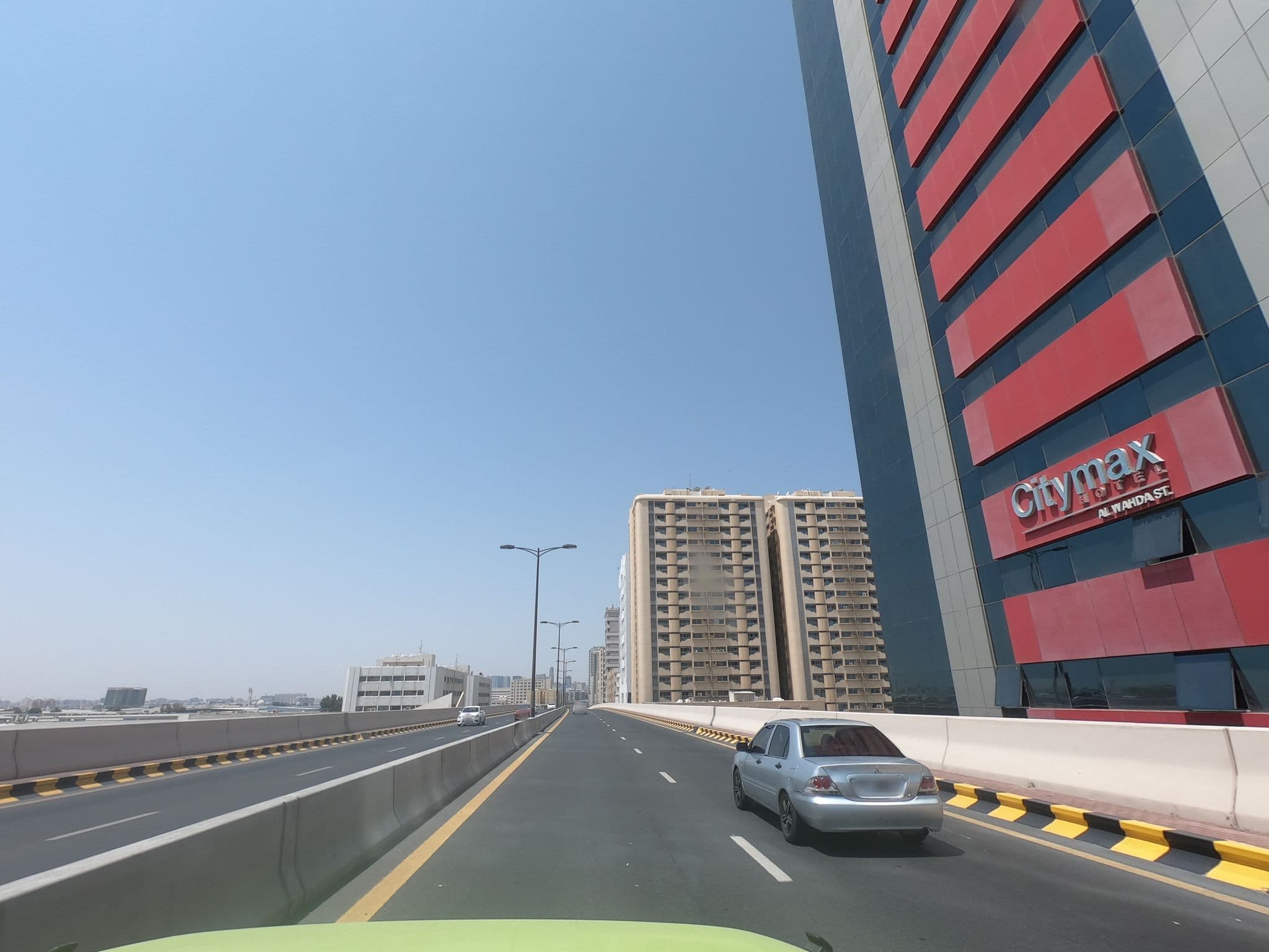 Street view near Citymax Hotel, Sharjah — © countzero5 (CC BY-SA · Mapillary)