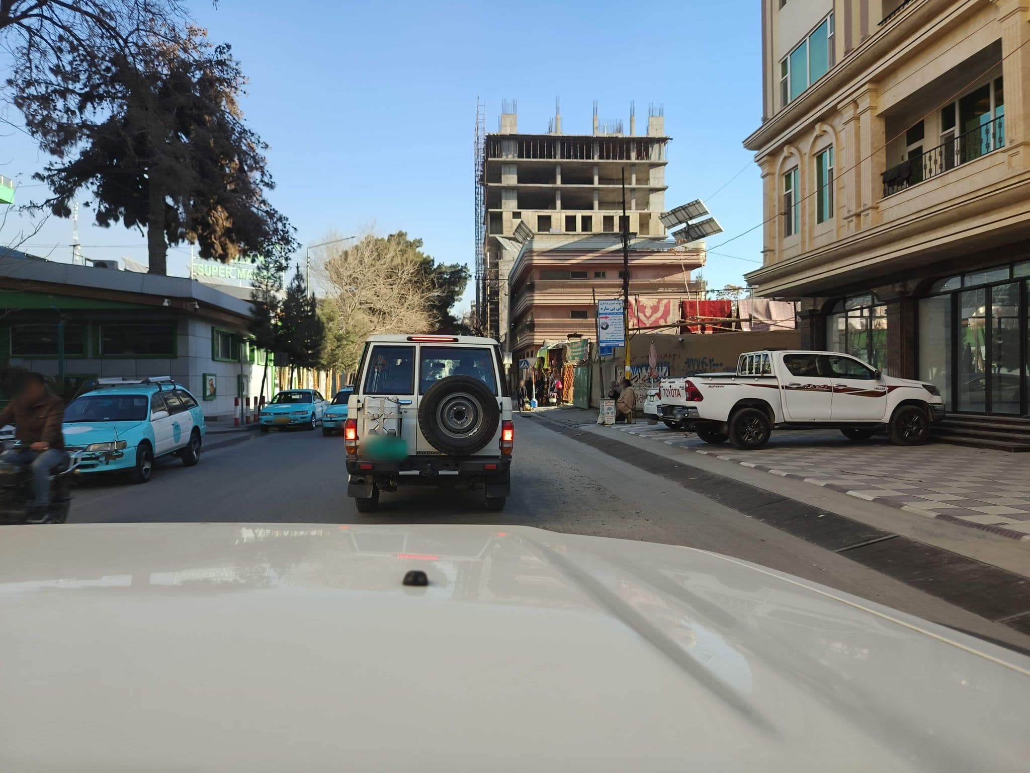 Street view near Marco Polo guest House, Kabul — © benjidad (CC BY-SA · Mapillary)