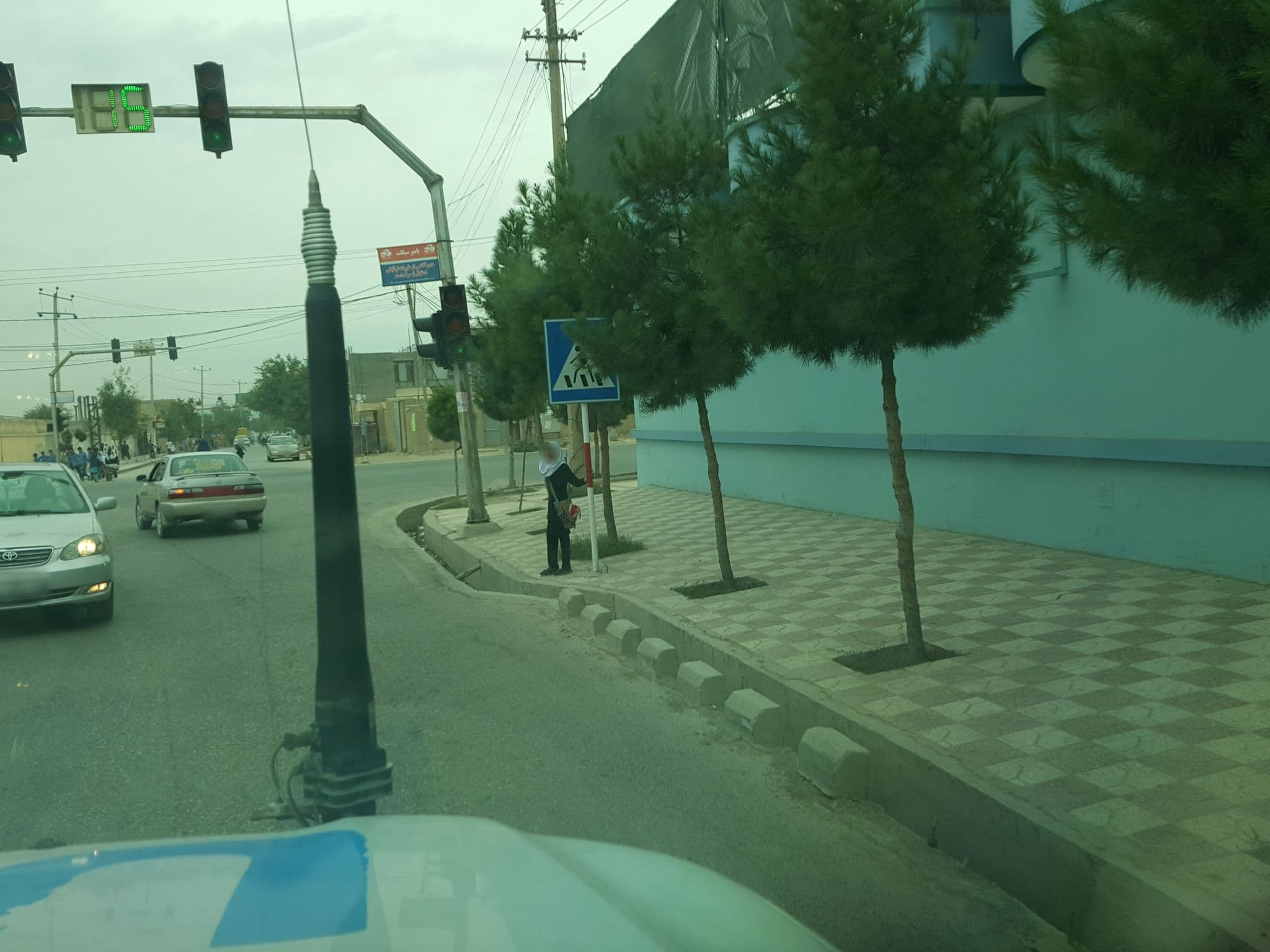 Street view near Hotel Renaissance, Mazār-e Sharīf — © roadroid (CC BY-SA · Mapillary)