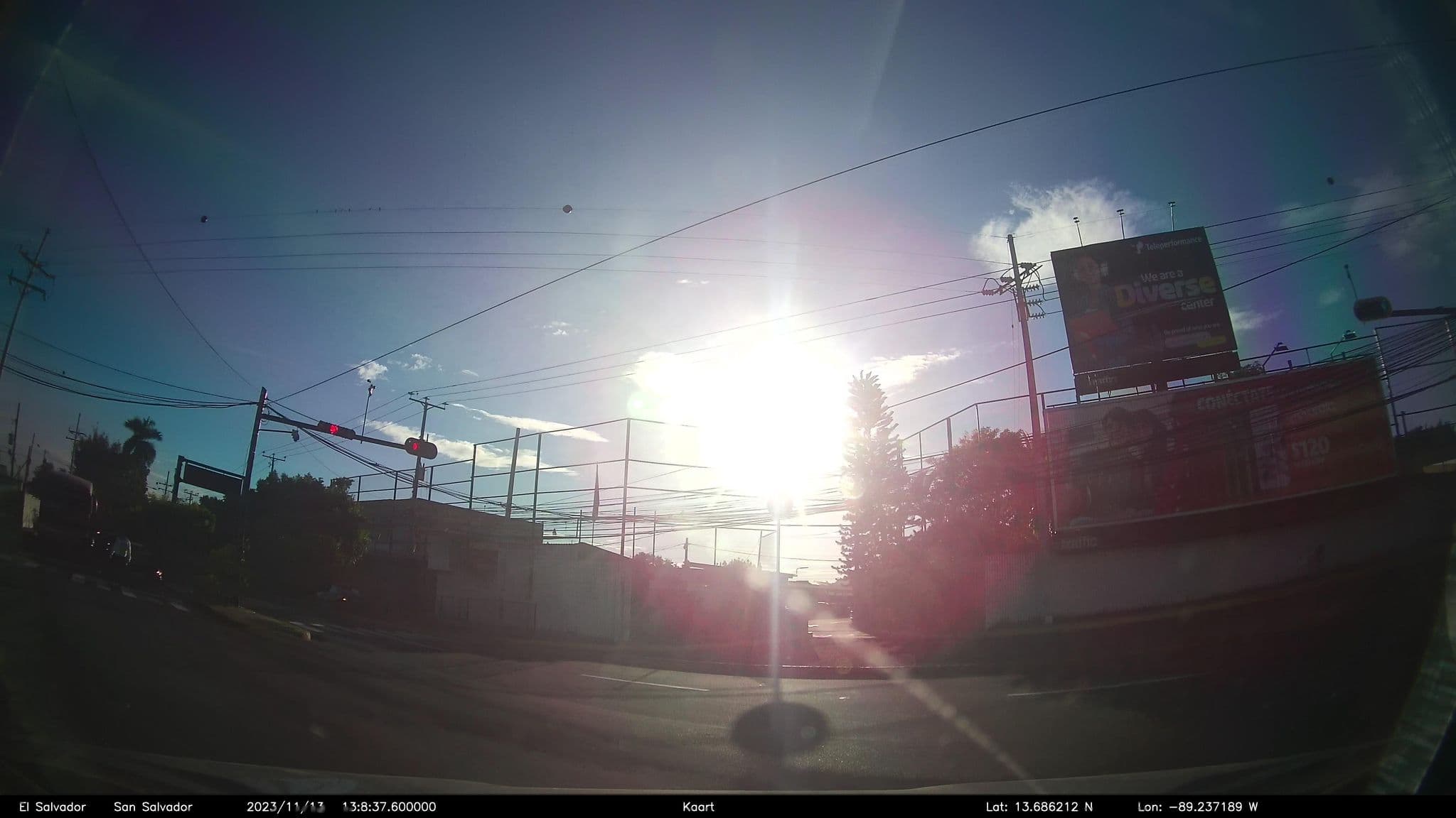 Street view near Hotel Princess, Antiguo Cuscatlán — © kaart_2 (CC BY-SA · Mapillary)