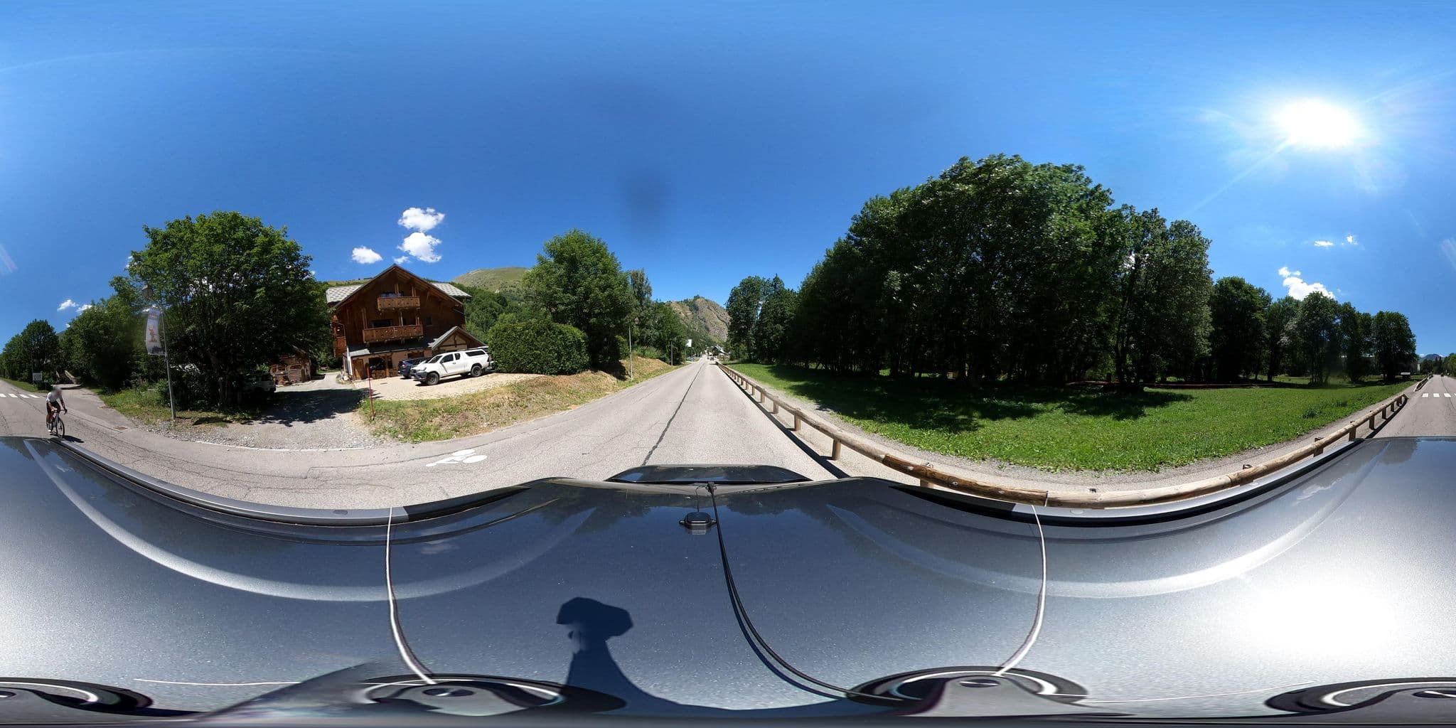 Street view near Chalet Laurent, Valloire