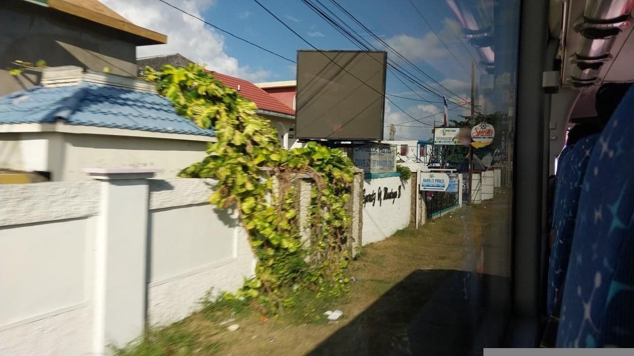Street view near Cariblue Hotel, Barrett Town — © bukenyajanan1 (CC BY-SA · Mapillary)