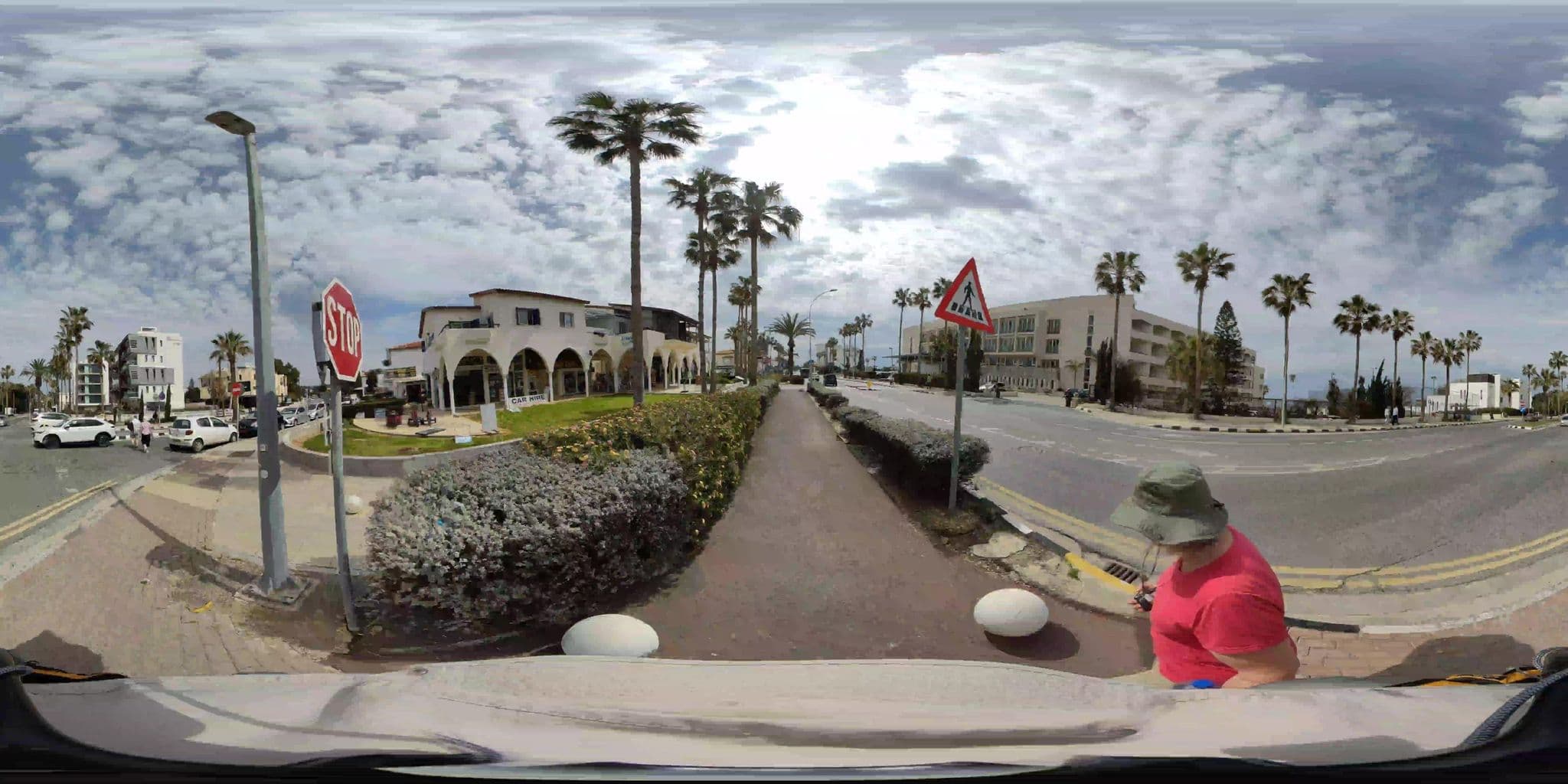Street view near Theas Afroditis Ave, Paphos — © jg360 (CC BY-SA · Mapillary)