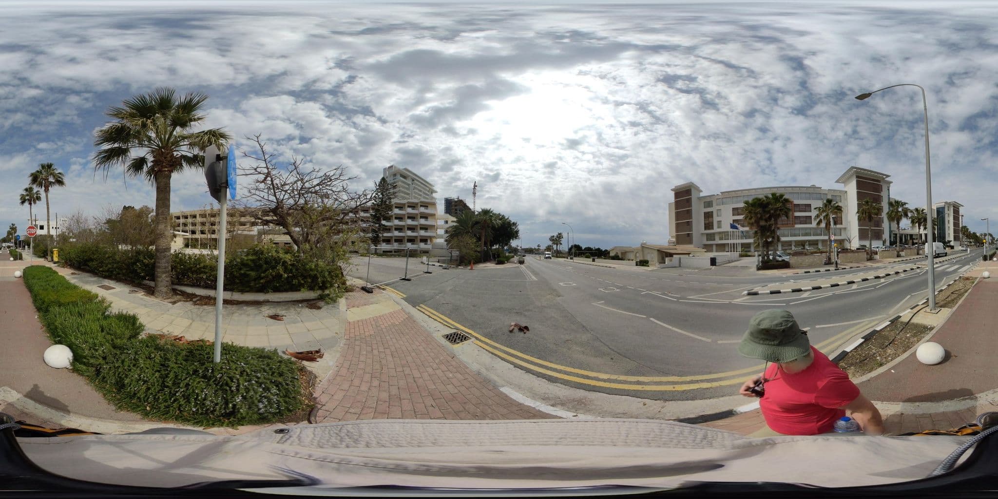 Street view near Pafos Gardens, Geroskipou — © jg360 (CC BY-SA · Mapillary)