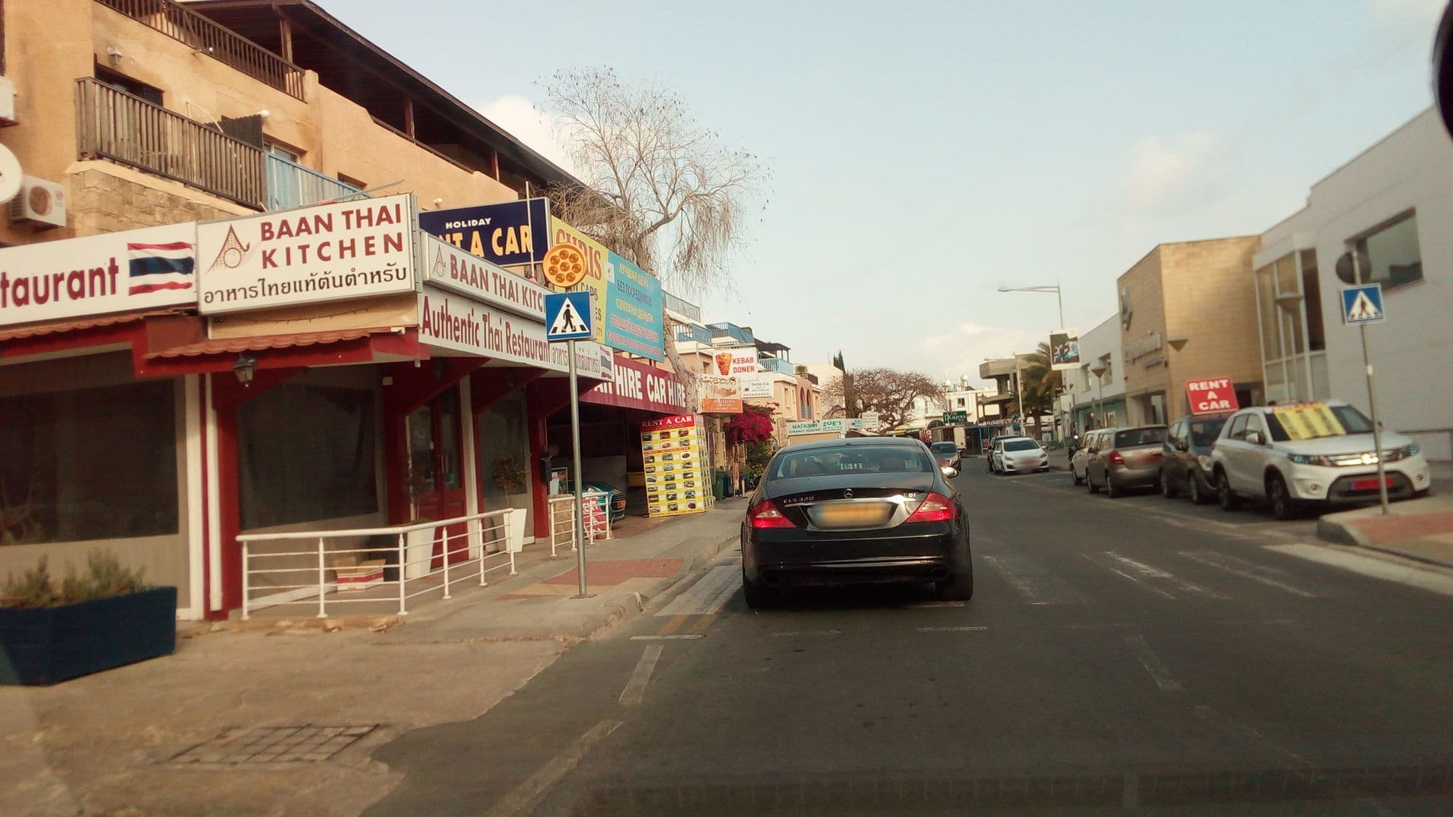 Street view near Basilica Apartments, Paphos — © stpkyriakou (CC BY-SA · Mapillary)