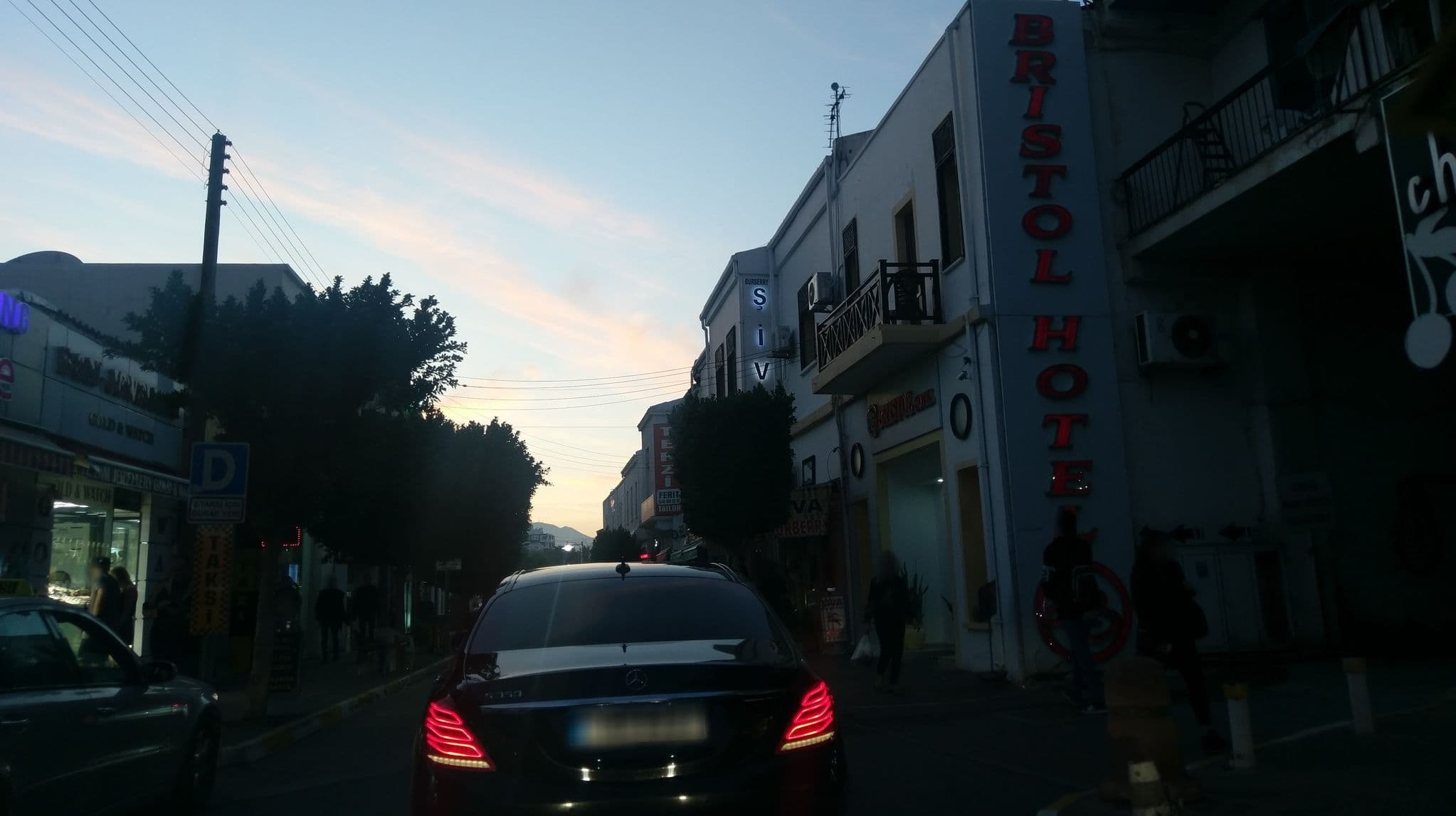 Street view near Grand Center Boutique Hotel, Kyrenia — © ozkanilyasaksu (CC BY-SA · Mapillary)