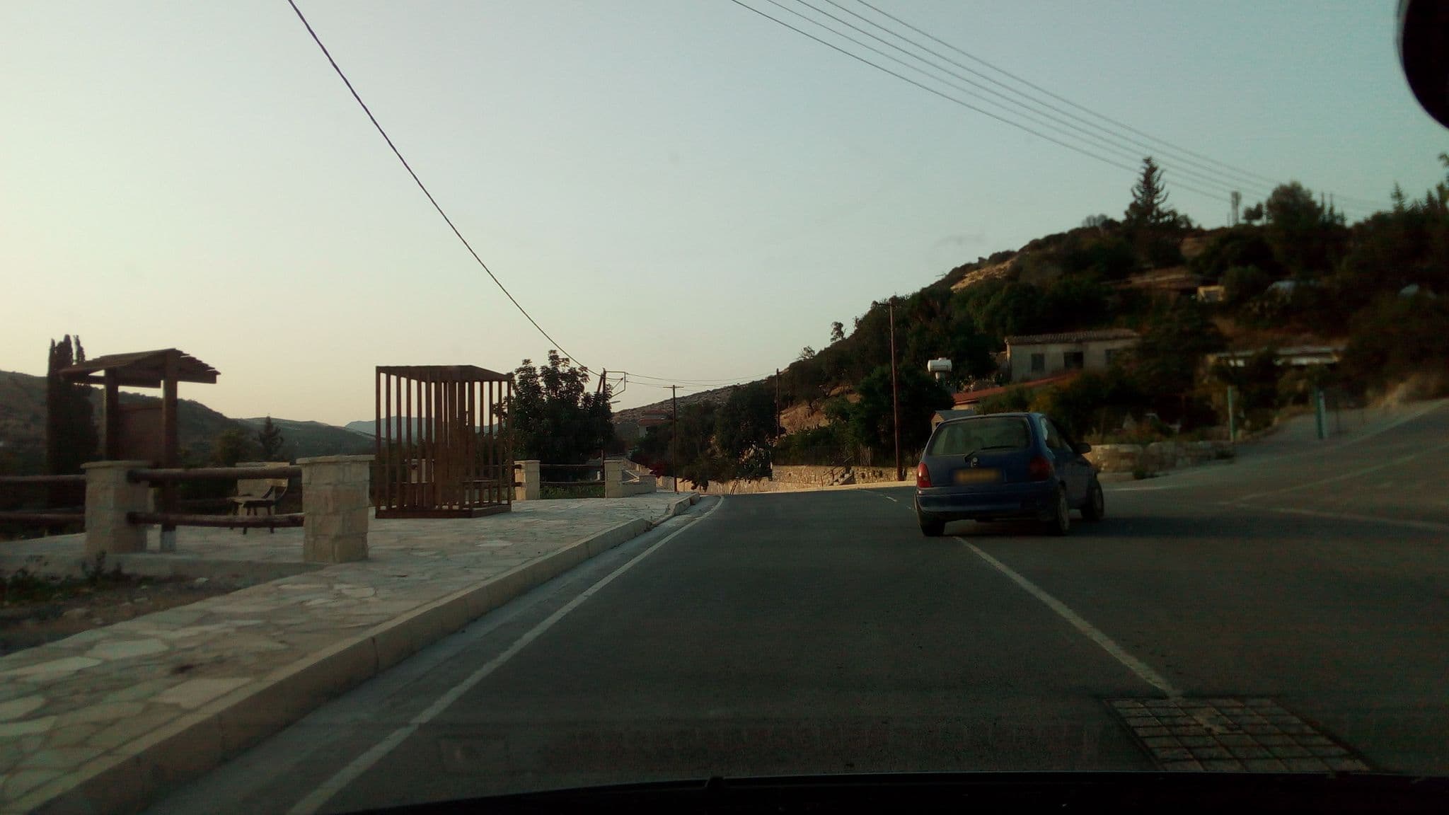 Street view near Fanos B&B, Kofínou — © stpkyriakou (CC BY-SA · Mapillary)