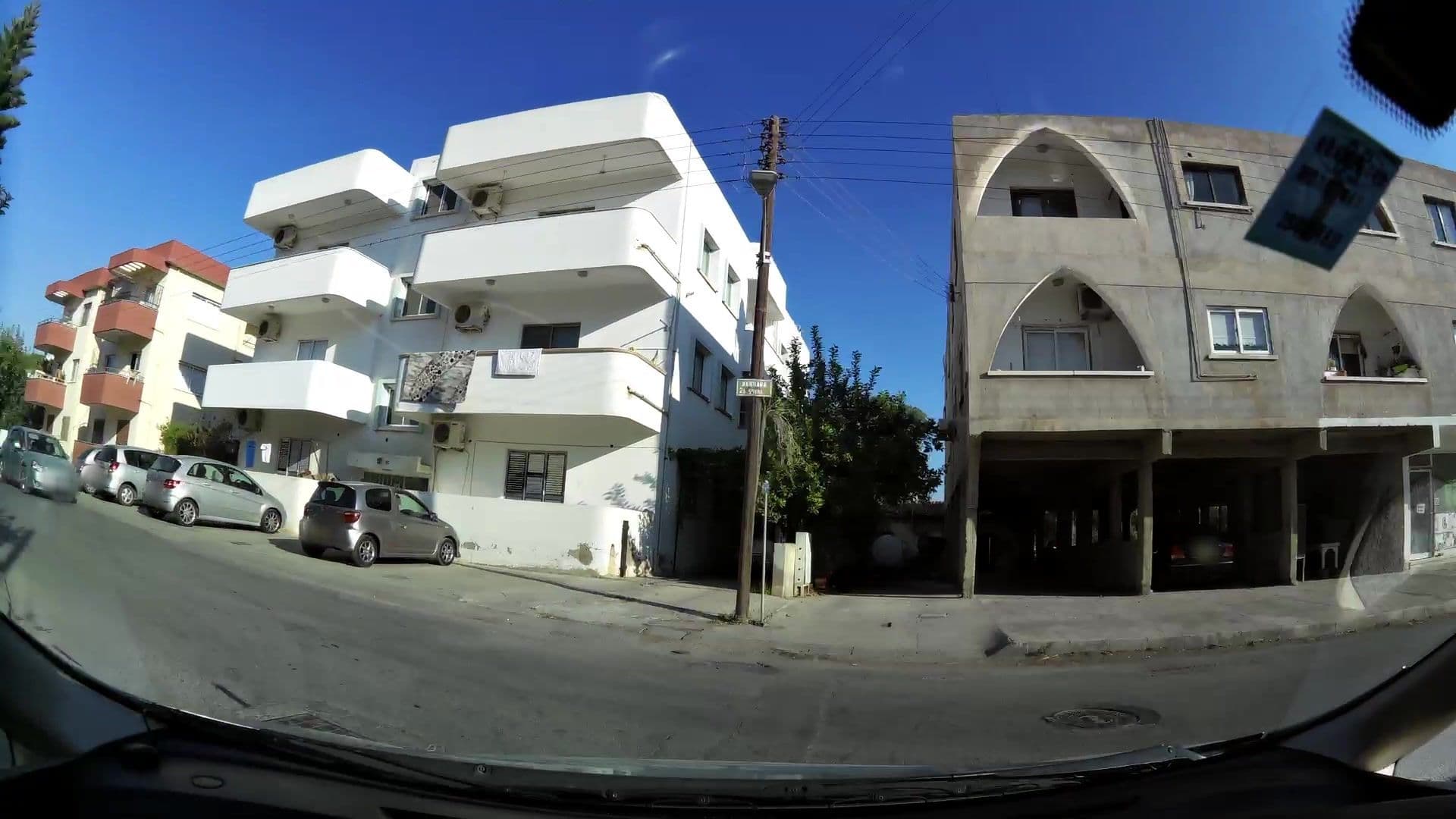 Street view near Salamis, Ágios Dométios — © kaartcam (CC BY-SA · Mapillary)